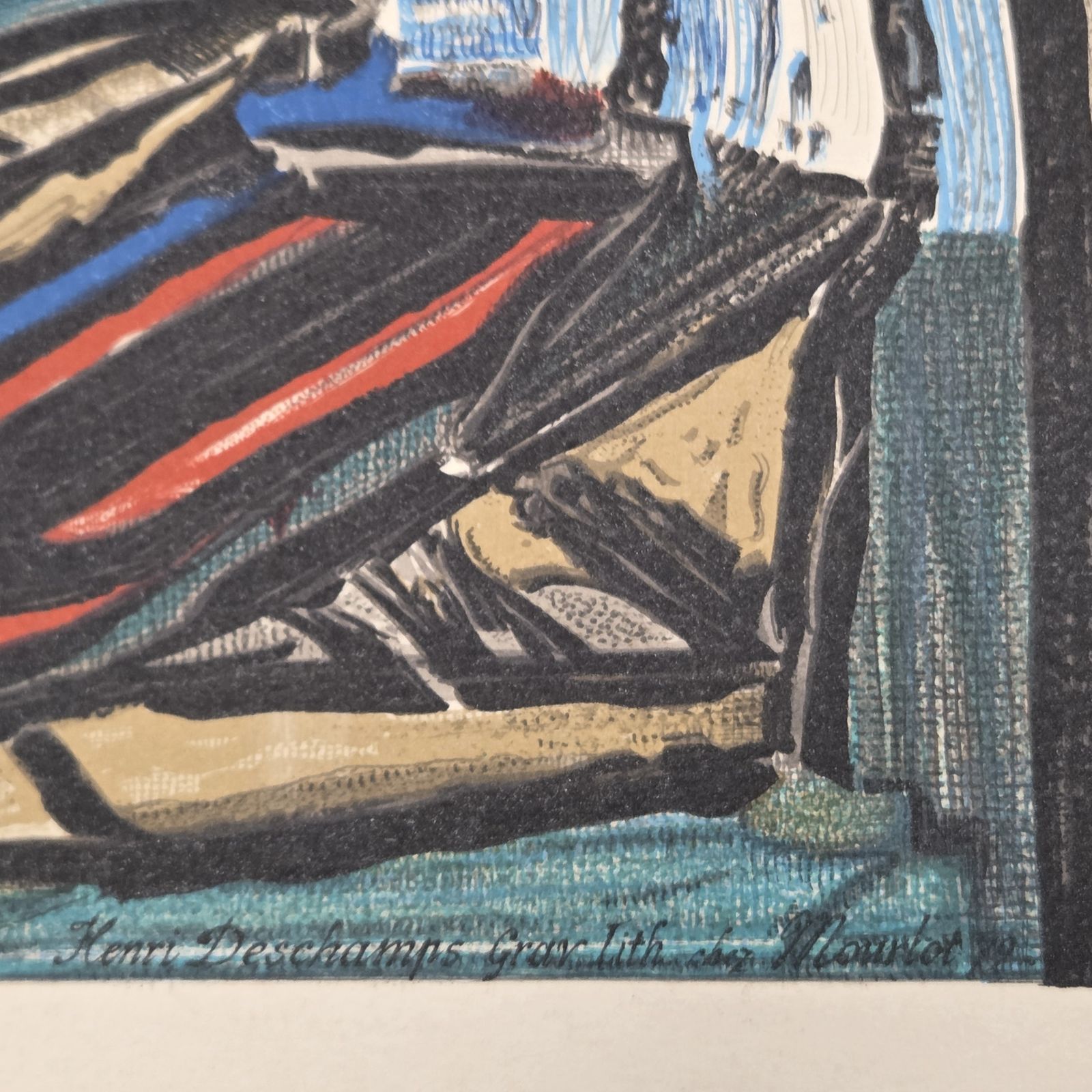 Pablo Picasso (D’après) – La Seine Et Notre Dame, Lithographie Ea, Mourlot Paris photo vinterior