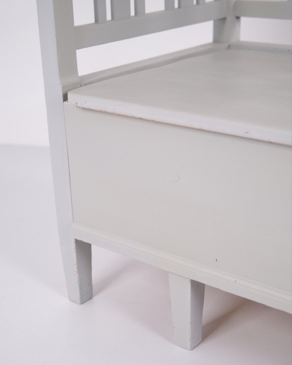 Swedish Bench   Grey Painted   Antique   Painted Pine   Year 1860s photo buy