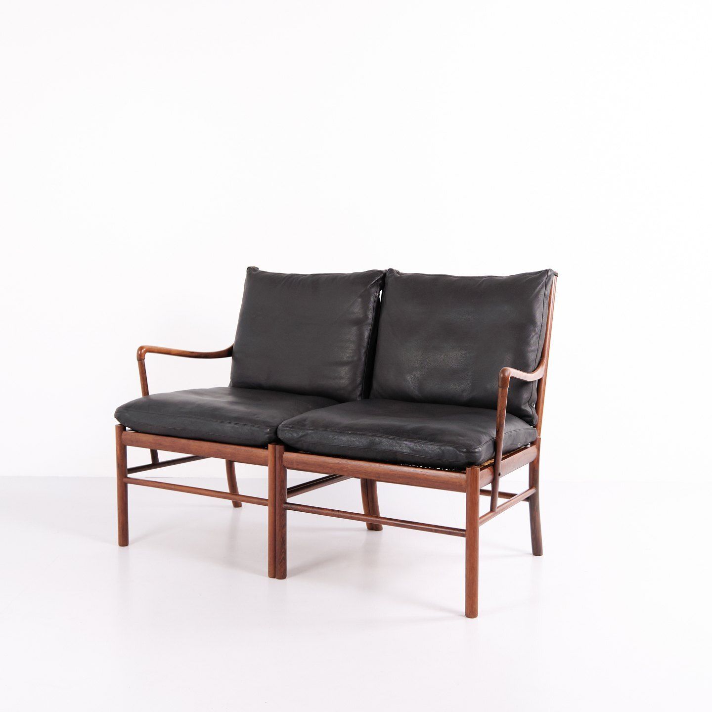 Colonial 2 Seater Sofa – Ole Wanscher – Model Ow149 2 – Rosewood – P. Jeppesen – Approx. 1960 photo Furniture