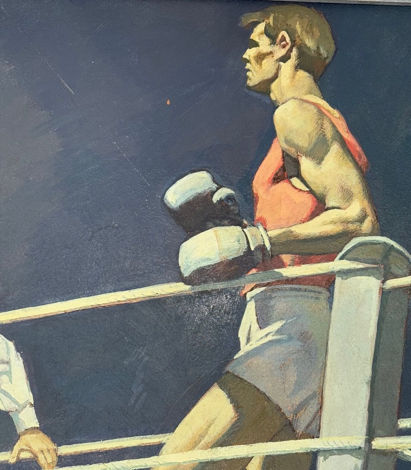 "The Knockout" By Russian Artist Vladimir Grigorevich Vlasov 1927 1999 photo furniture