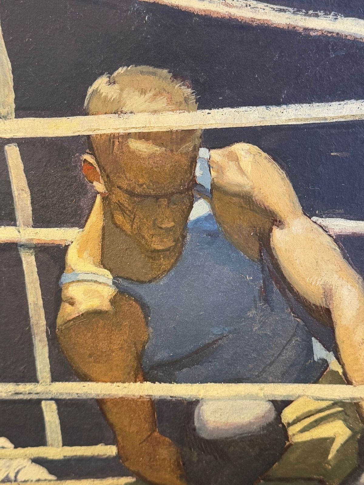 "The Knockout" By Russian Artist Vladimir Grigorevich Vlasov 1927 1999 photo Art