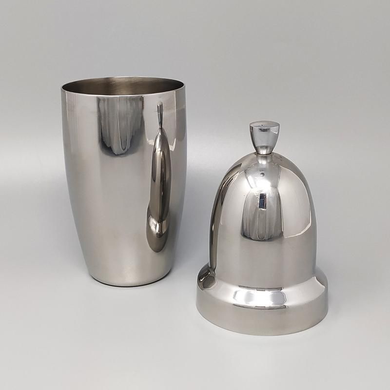 1970s Astonishing Cocktail Shaker Wmf Cromargan By Jo Laubner In Stainless Steel. Made In Germany photo for sale