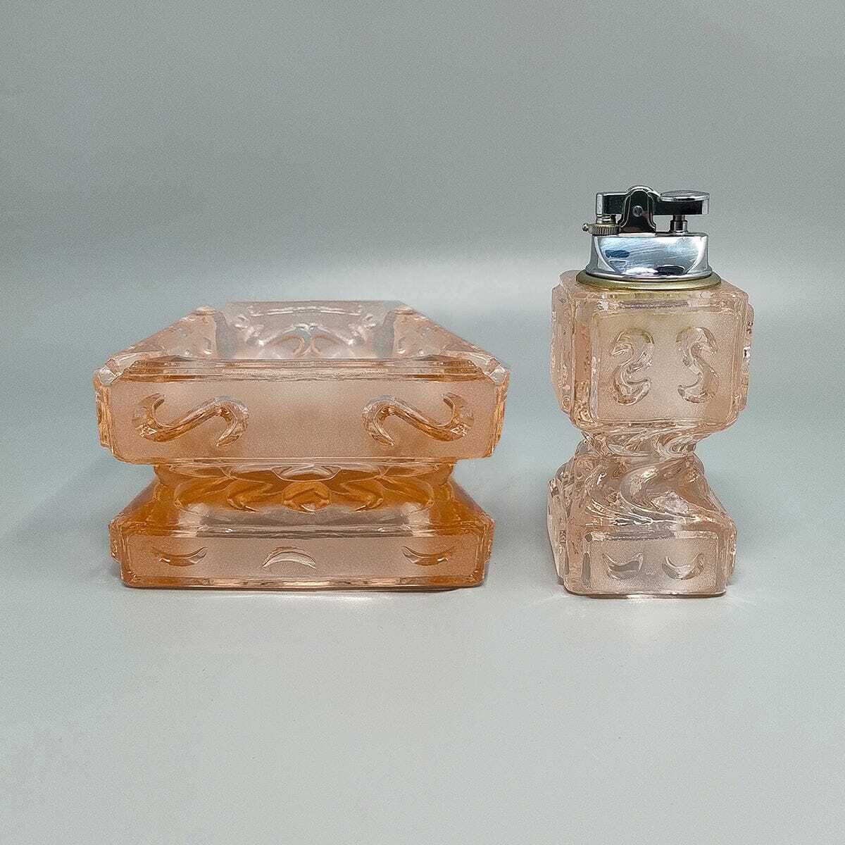 1970s Stunning Smoking Set By Antonio Imperatore In Murano Glass. Made In Italy photo for sale