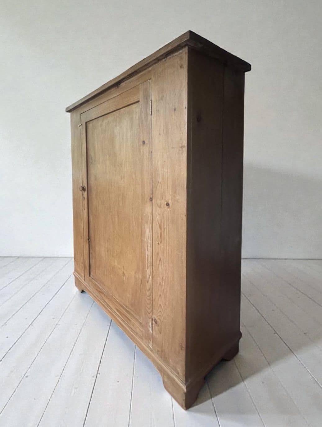 Antique Stripped Solid Pine & Ply School Toy Cupboard Sideboard photo Furniture