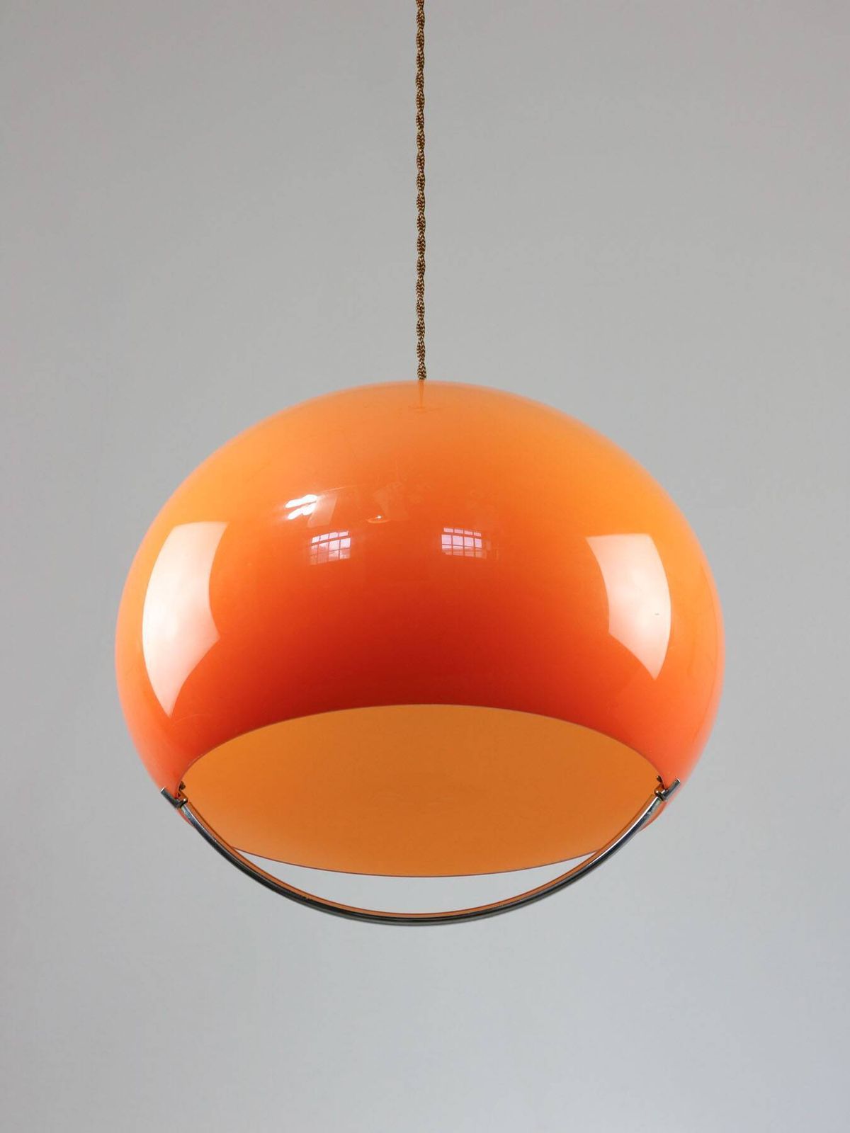 photo buy Space Age Orange Jolly Pendant Light By Guzzini, 1960s