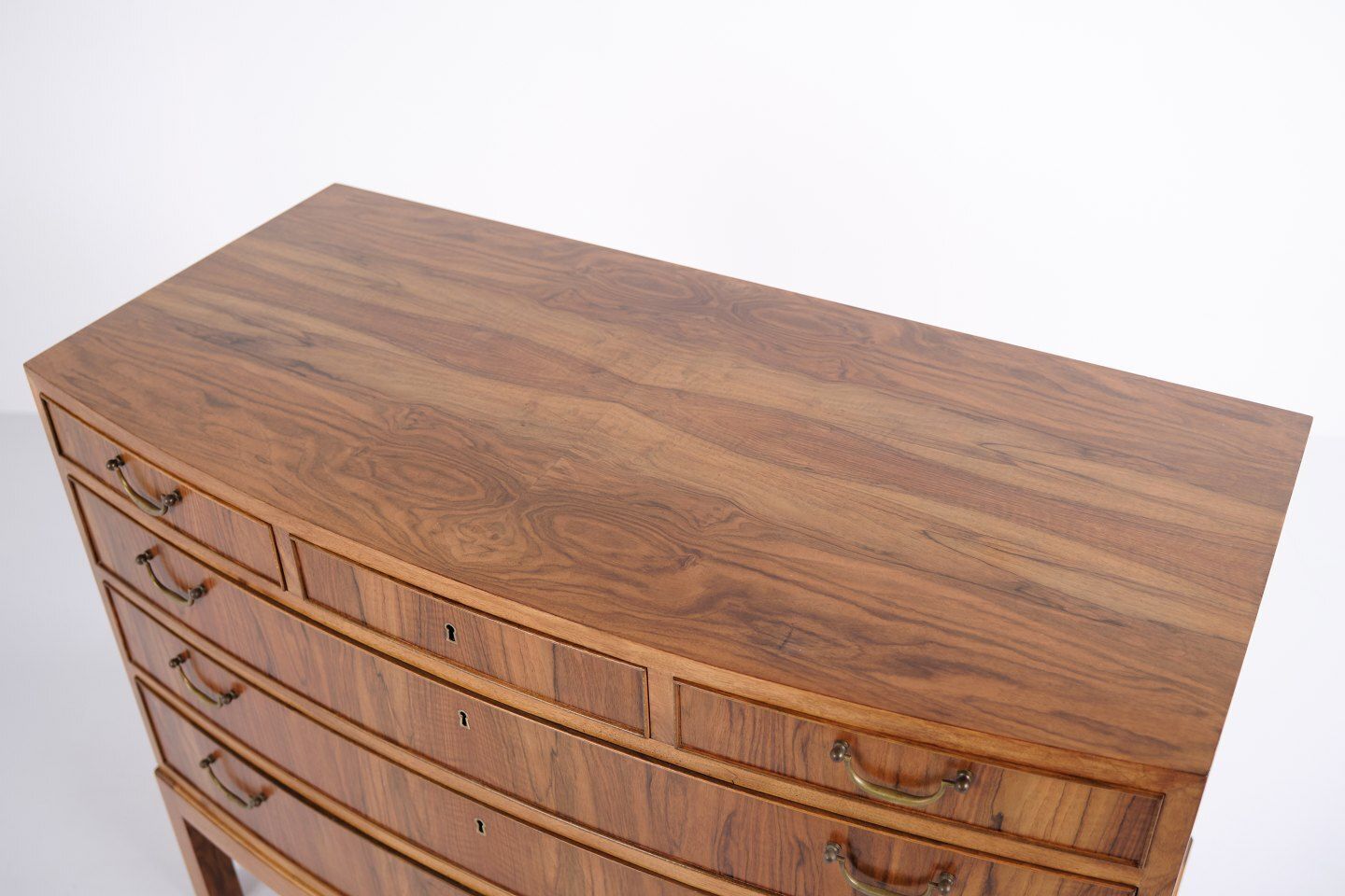 Ole Wanscher – Chest Of Drawers – Walnut & Brass – 1940s photo 2895.0