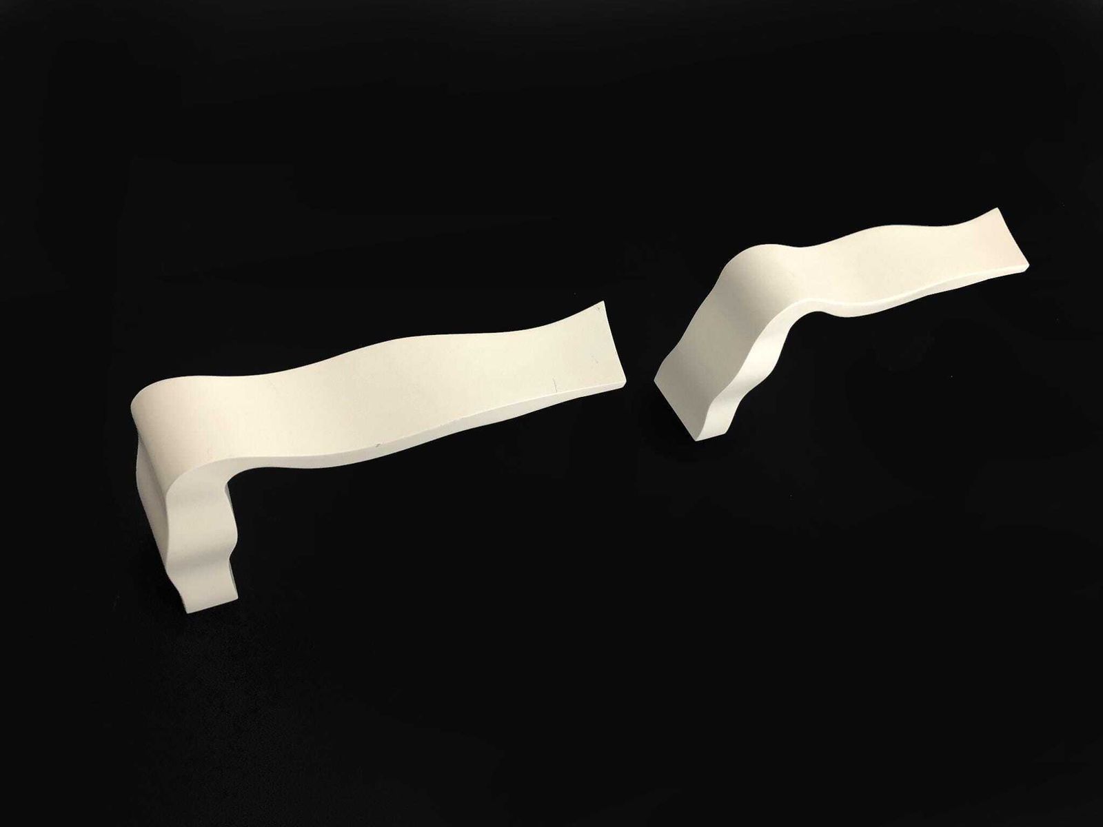 Pair Of Italian Fontana Arte Yves Wall Lights, White, 2008