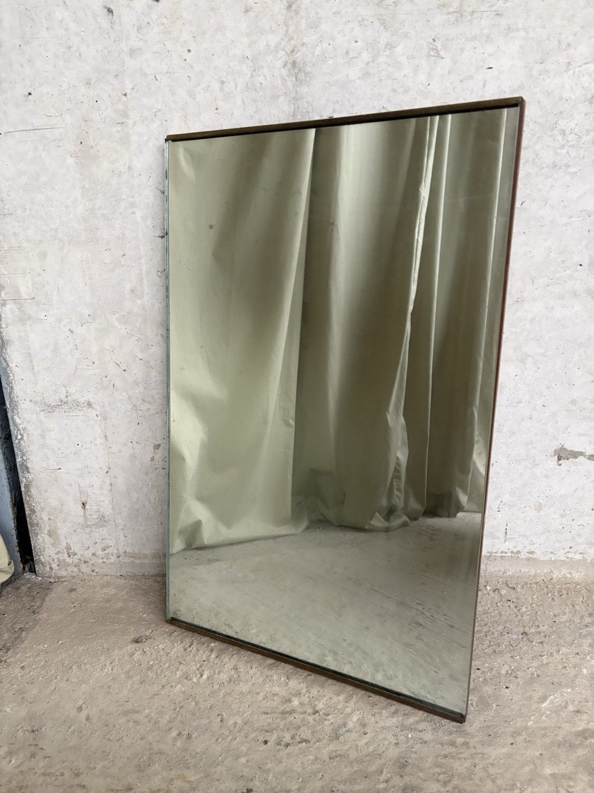 Vtg Mid Century Wall Hallway Mirror Retro R971 photo vinterior