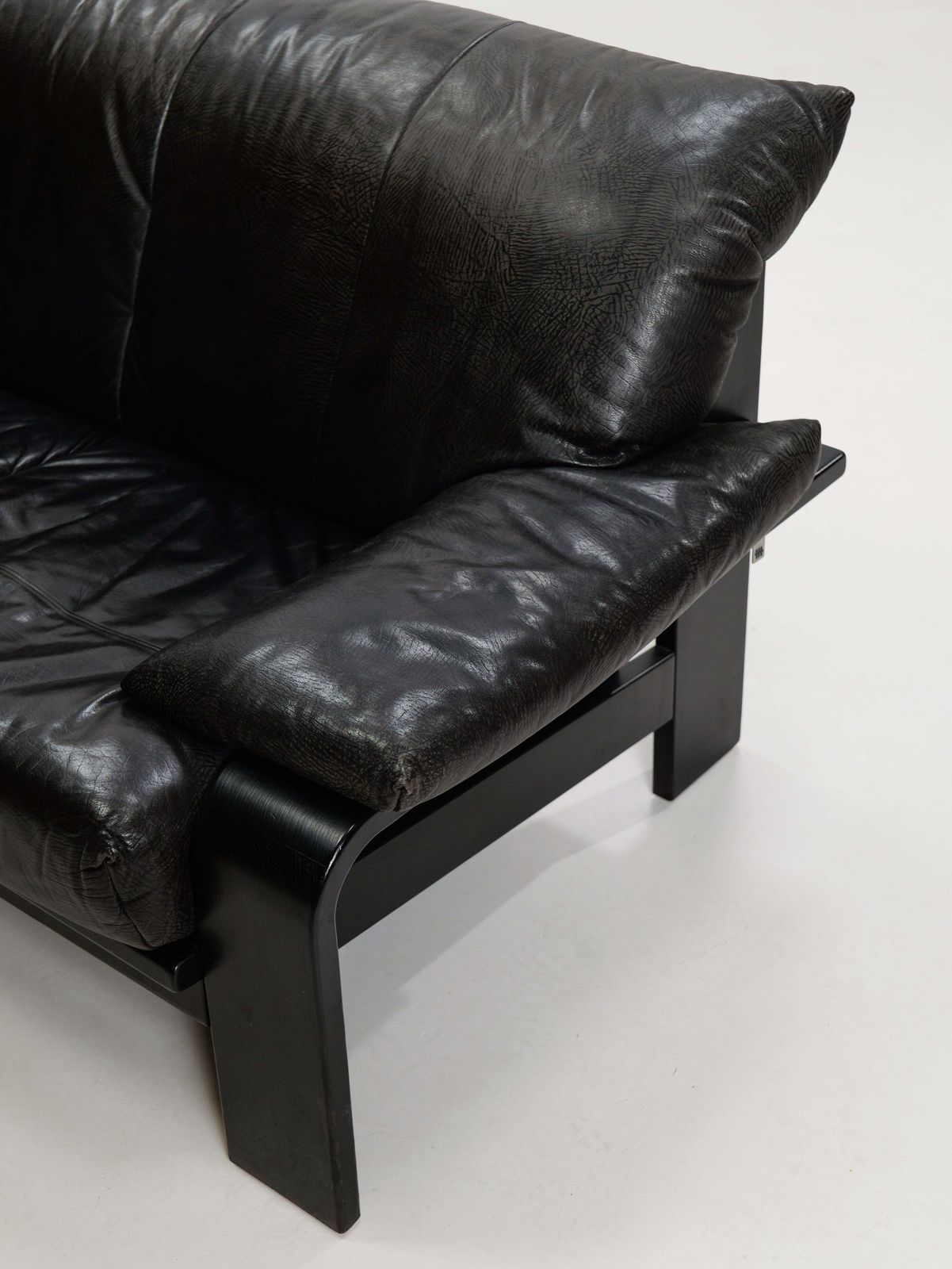 photo for sale Postmodern German Brutalist Lounge Sofa By Rolf Benz For Musterring, 1990s, Set Of 2