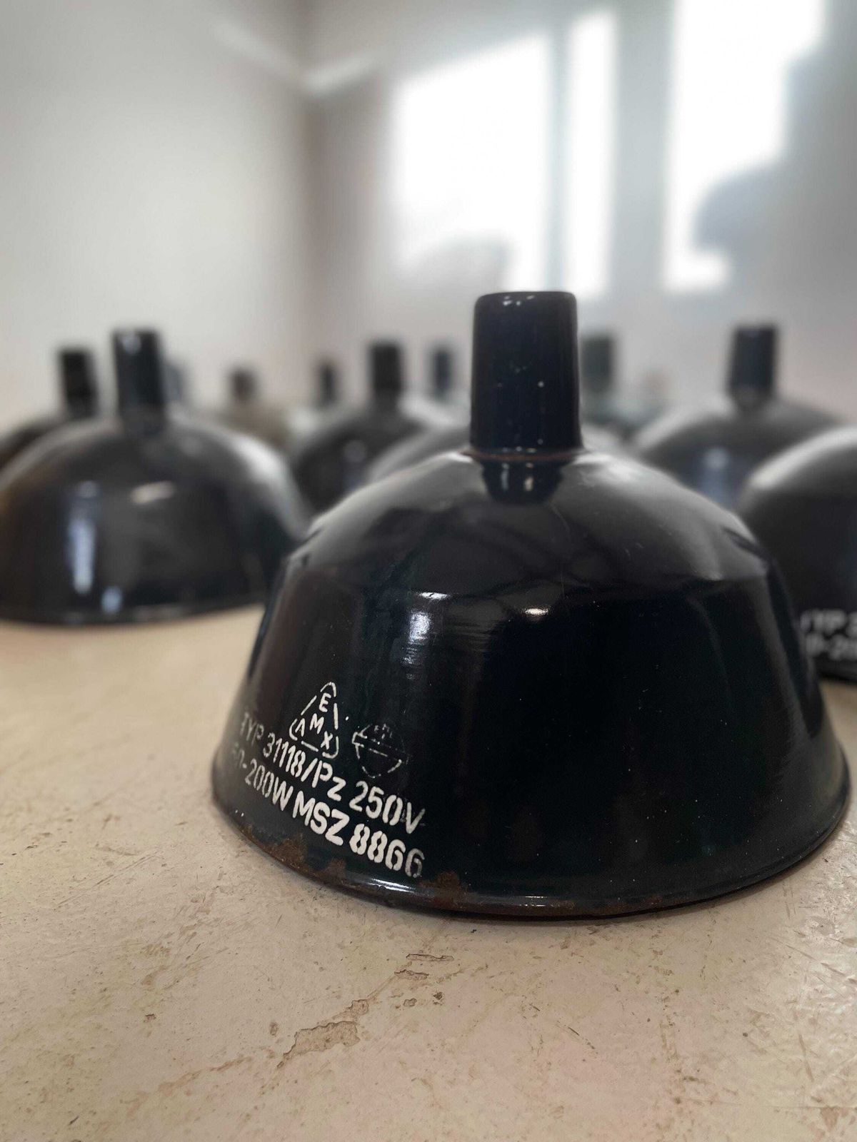 Industrial Enamel Light Pendants