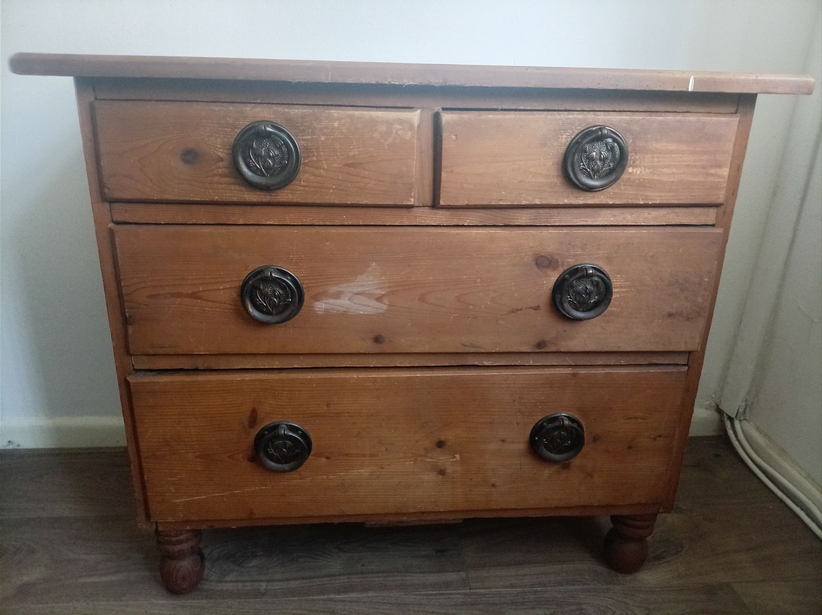 Chest Of Drawers, Rustic Style.