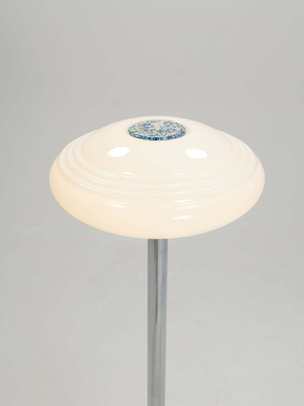 Floor Lamp In Chromed Steel And Glass, 1970s photo Lighting