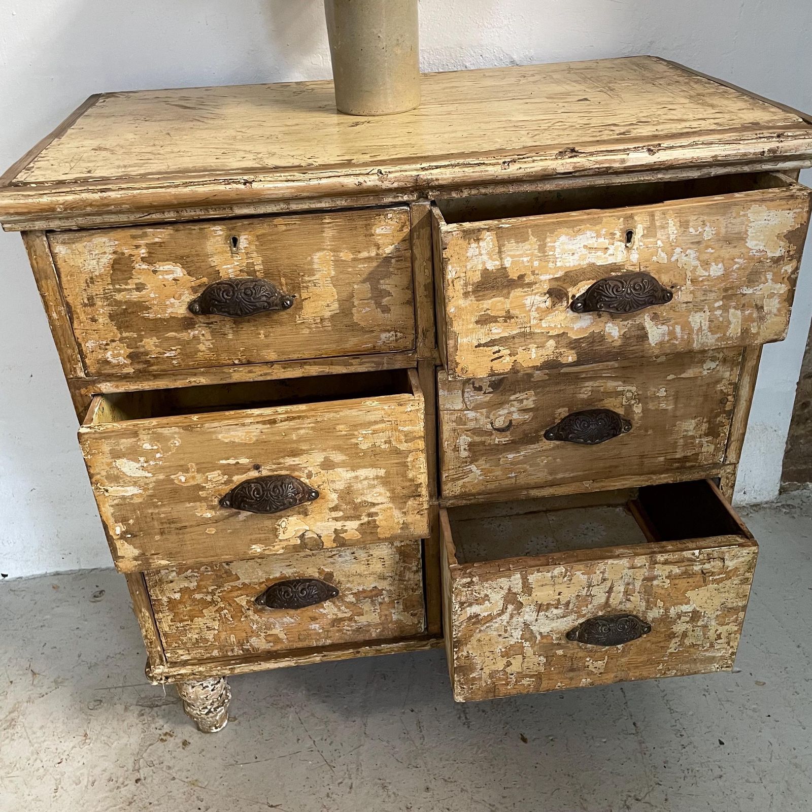 Antique Original Painted, Chest Of Drawers photo 520.0