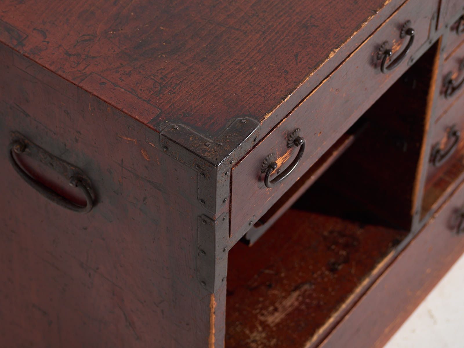 Antique Japanese Cedarwood Merchant's Chest (Choba Dansu), Meiji/Taishō Period (C. 1890 1920) #45 photo buy