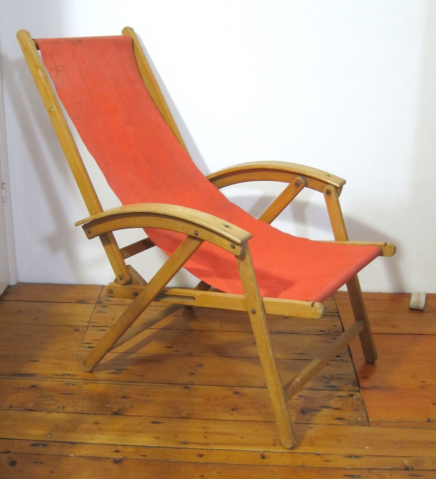 Vintage Opvouwbare Patio  / Tuinstoel – Jaren 1940