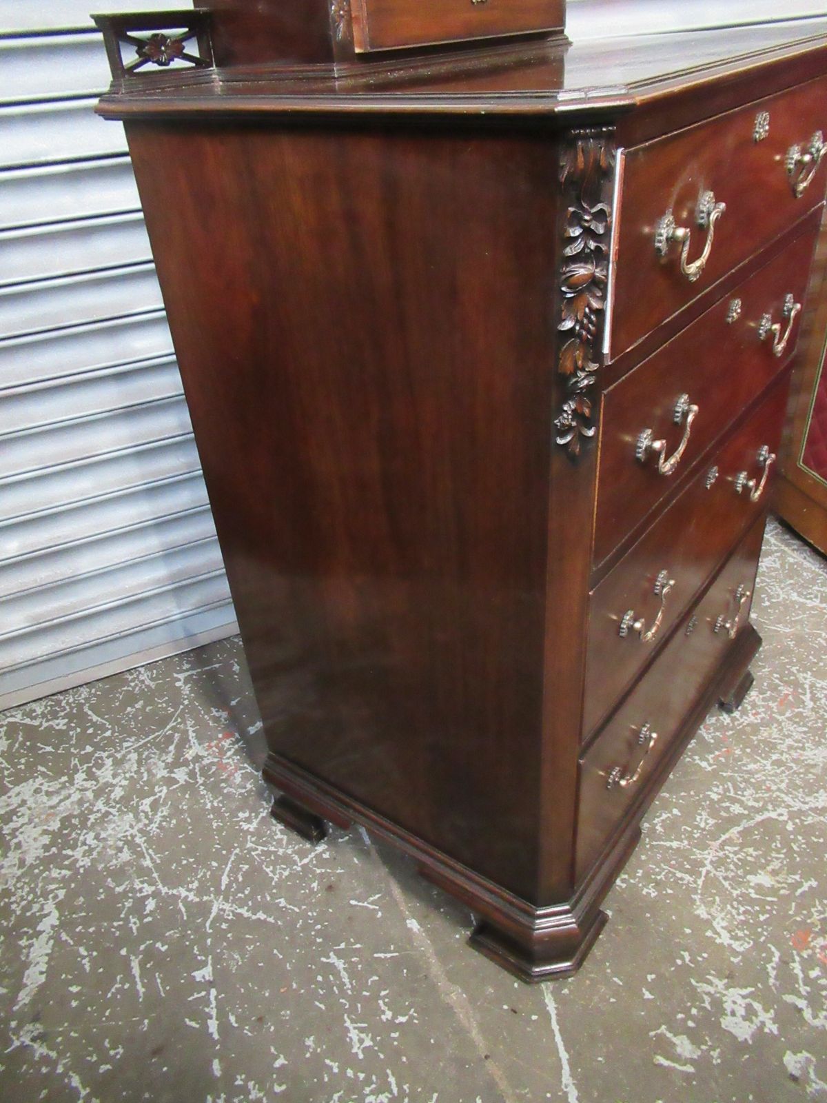 Chippendale   Style    Mahogany Dressing   Table photo 750.0