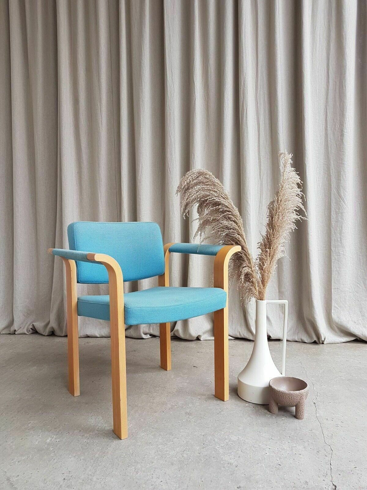 Vtg Late Mid Century Armchair Side Chair By Magnus Olesen Modernist Retro R123