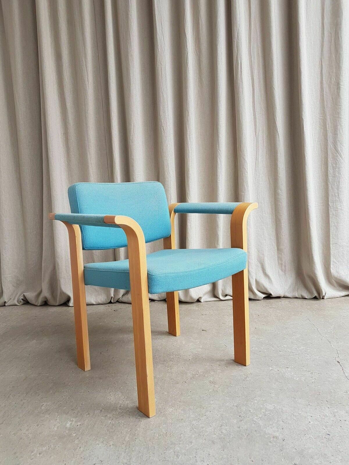 Vtg Late Mid Century Armchair Side Chair By Magnus Olesen Modernist Retro R123 photo 276.0