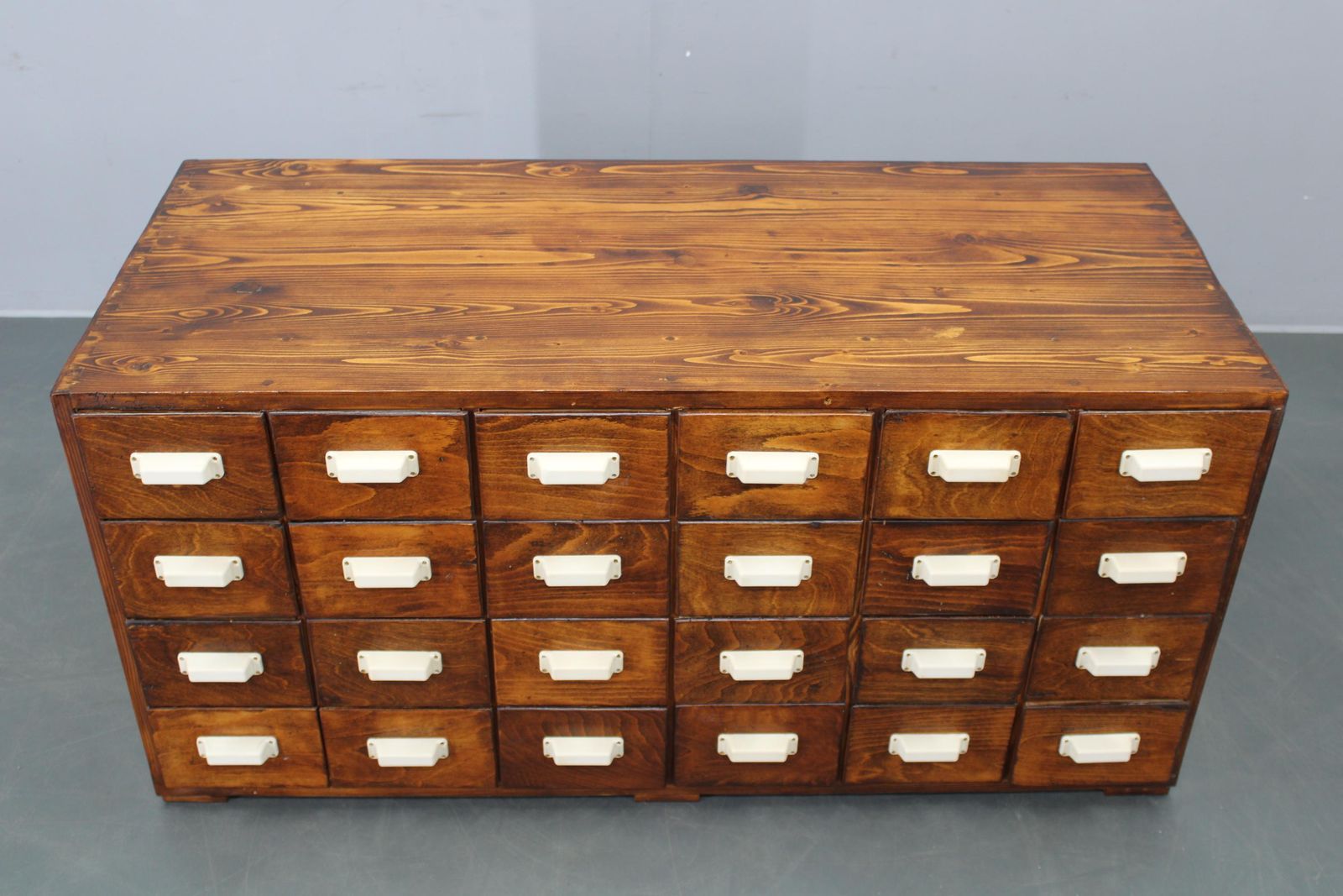 1940s Czechoslovak Industrial Bank Drawer Cabinet photo furniture