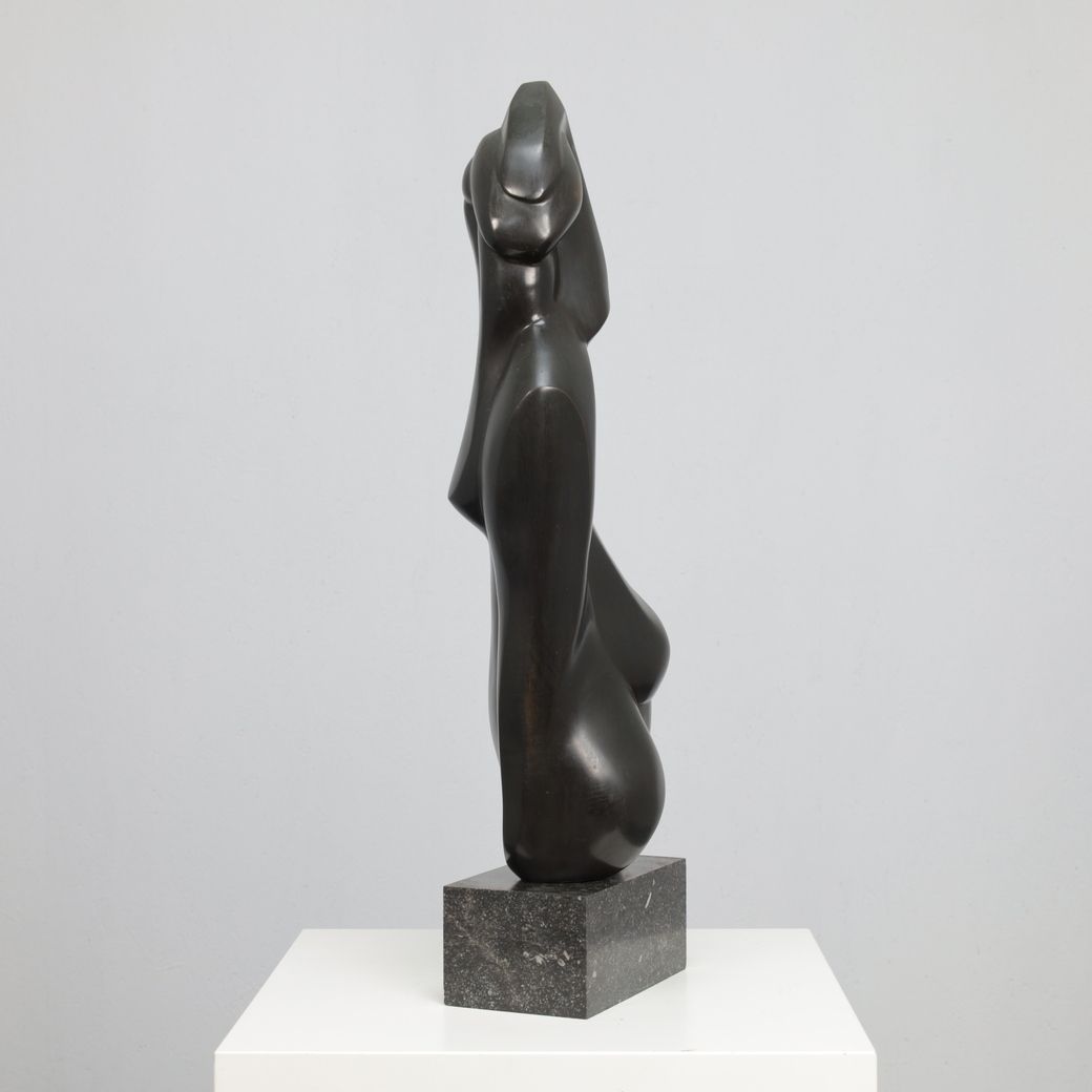 Bronze Woman Figure Sculpture By Francine Govers, Netherlands, 1990s