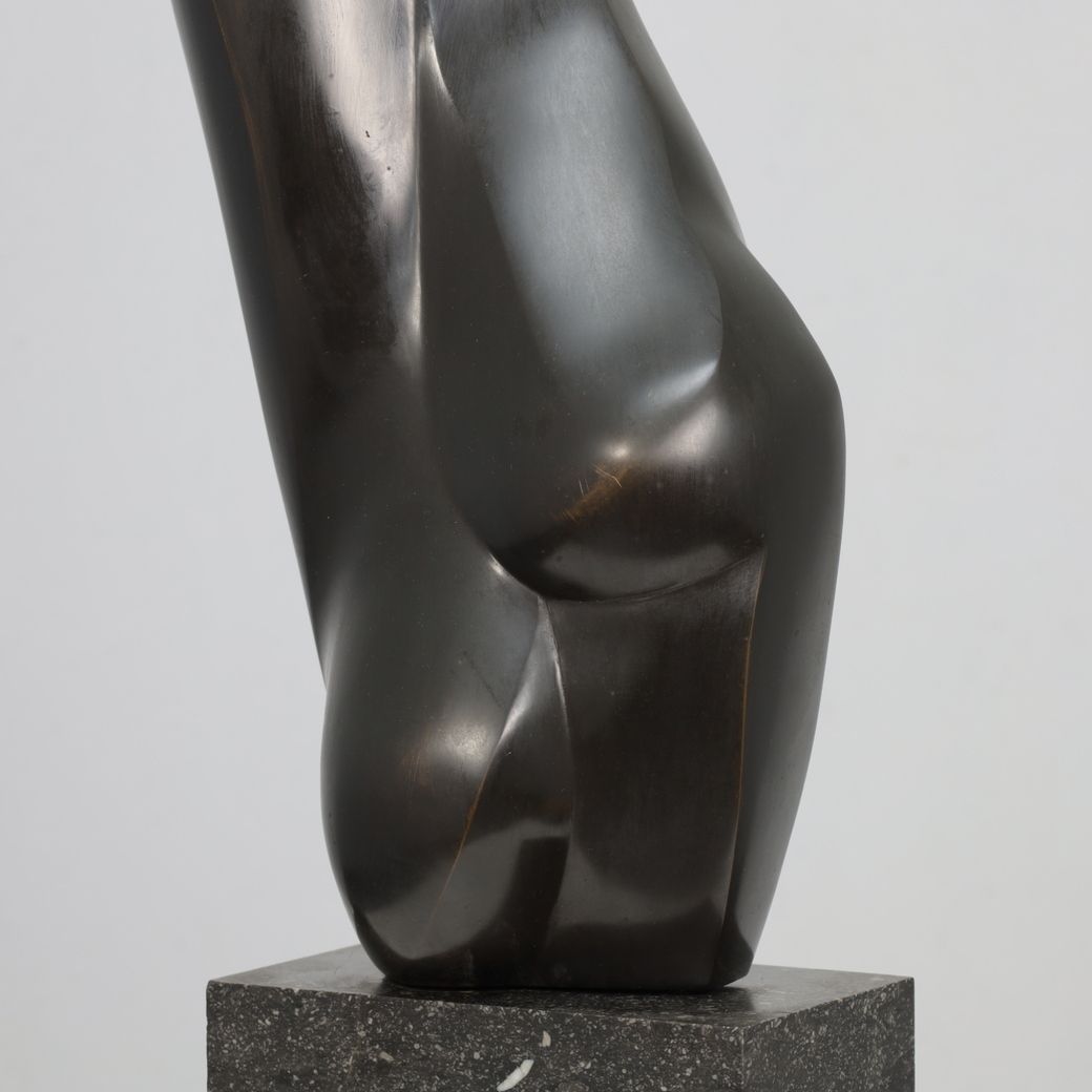 Bronze Woman Figure Sculpture By Francine Govers, Netherlands, 1990s photo vintage