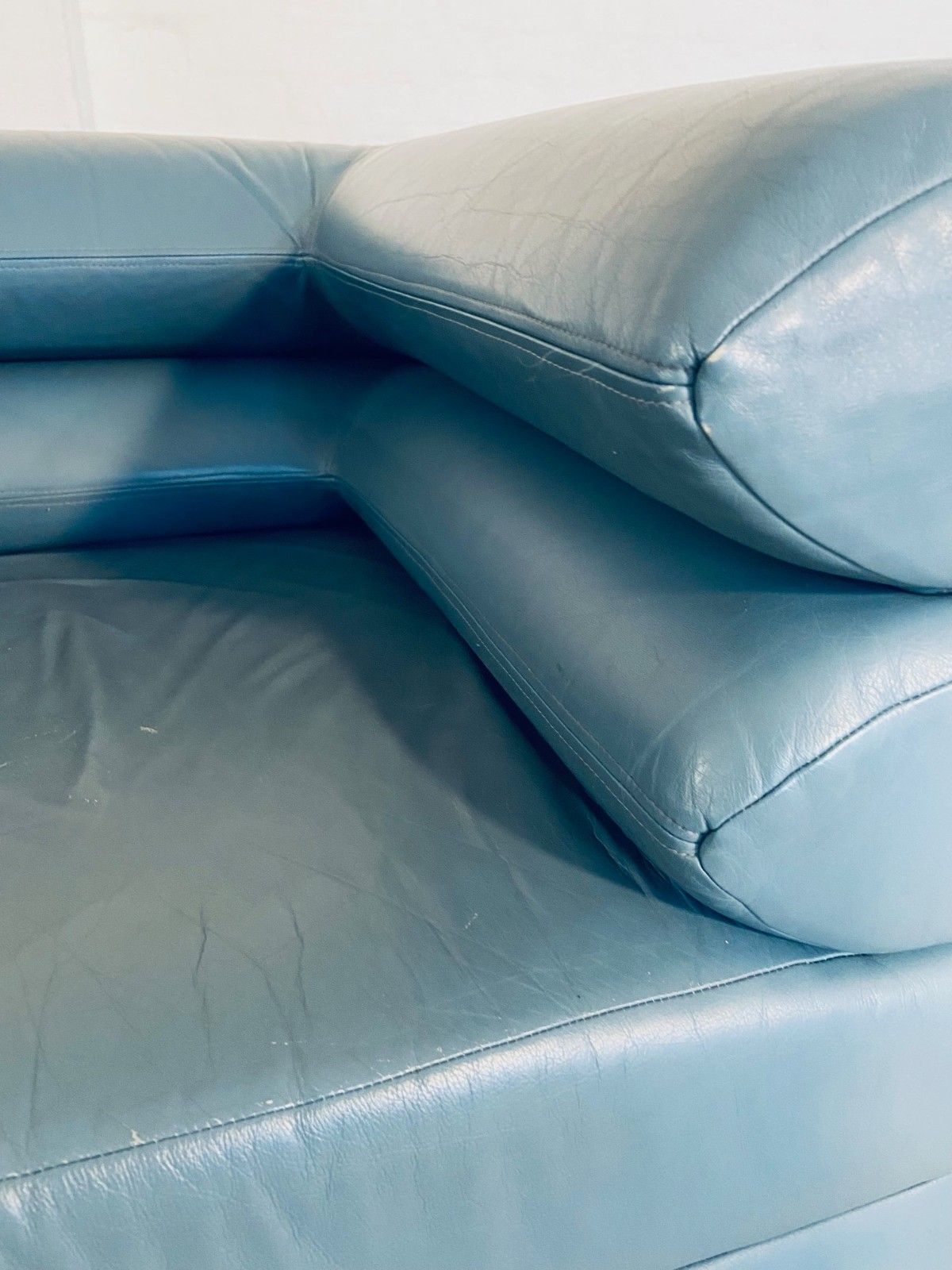 photo furniture Vintage Retro Swedish Lounge Chair In Turquoise Leather