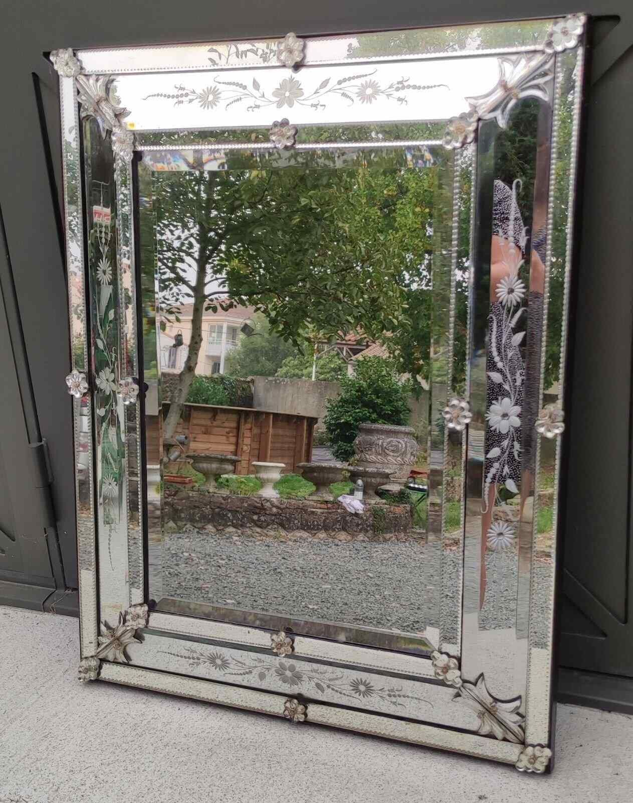 Mid  20th Century Venetian 'Cushion' Mirror photo for sale
