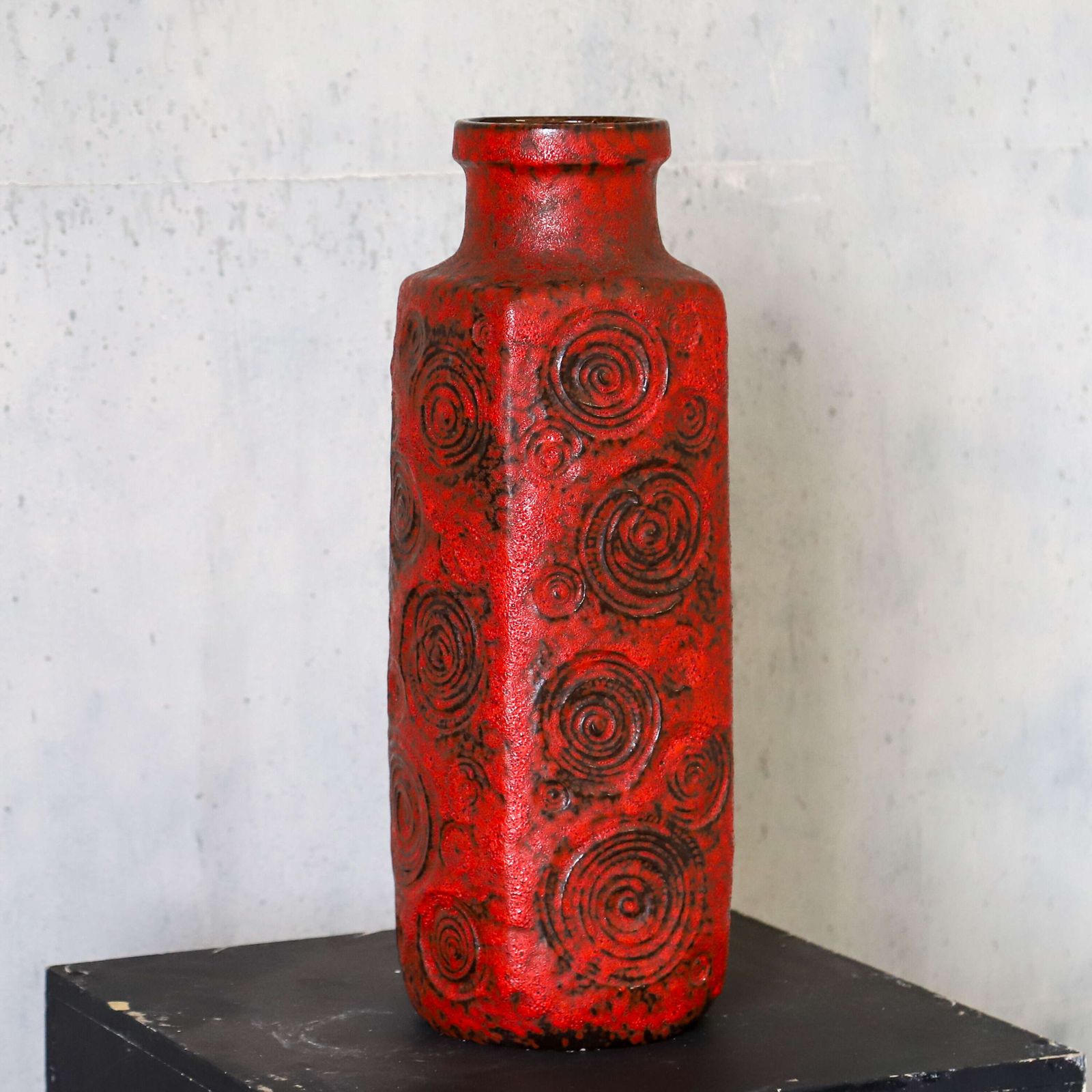 Large Rare Schweich Jura West German Pottery Vase photo for sale