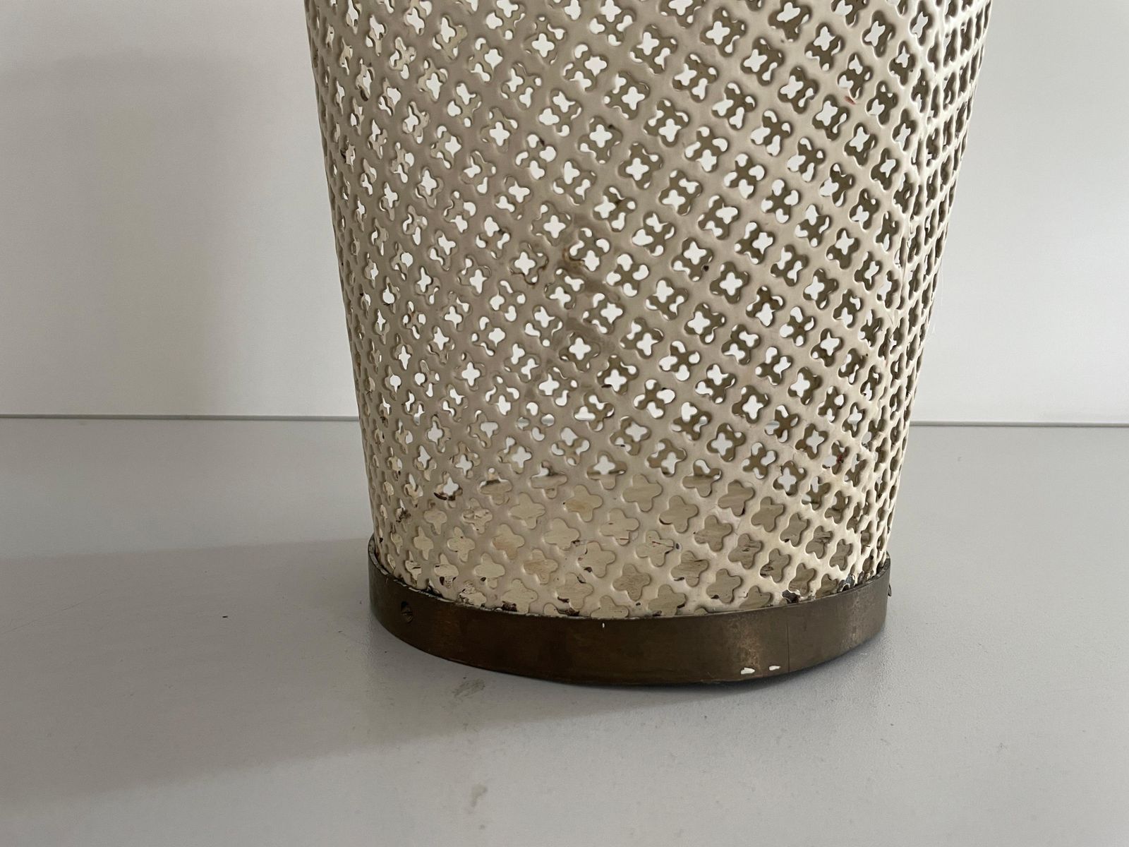 Home Decor Mid Century Modern Brass And Metal Paper Waste Basket, 1960s, Germany photo