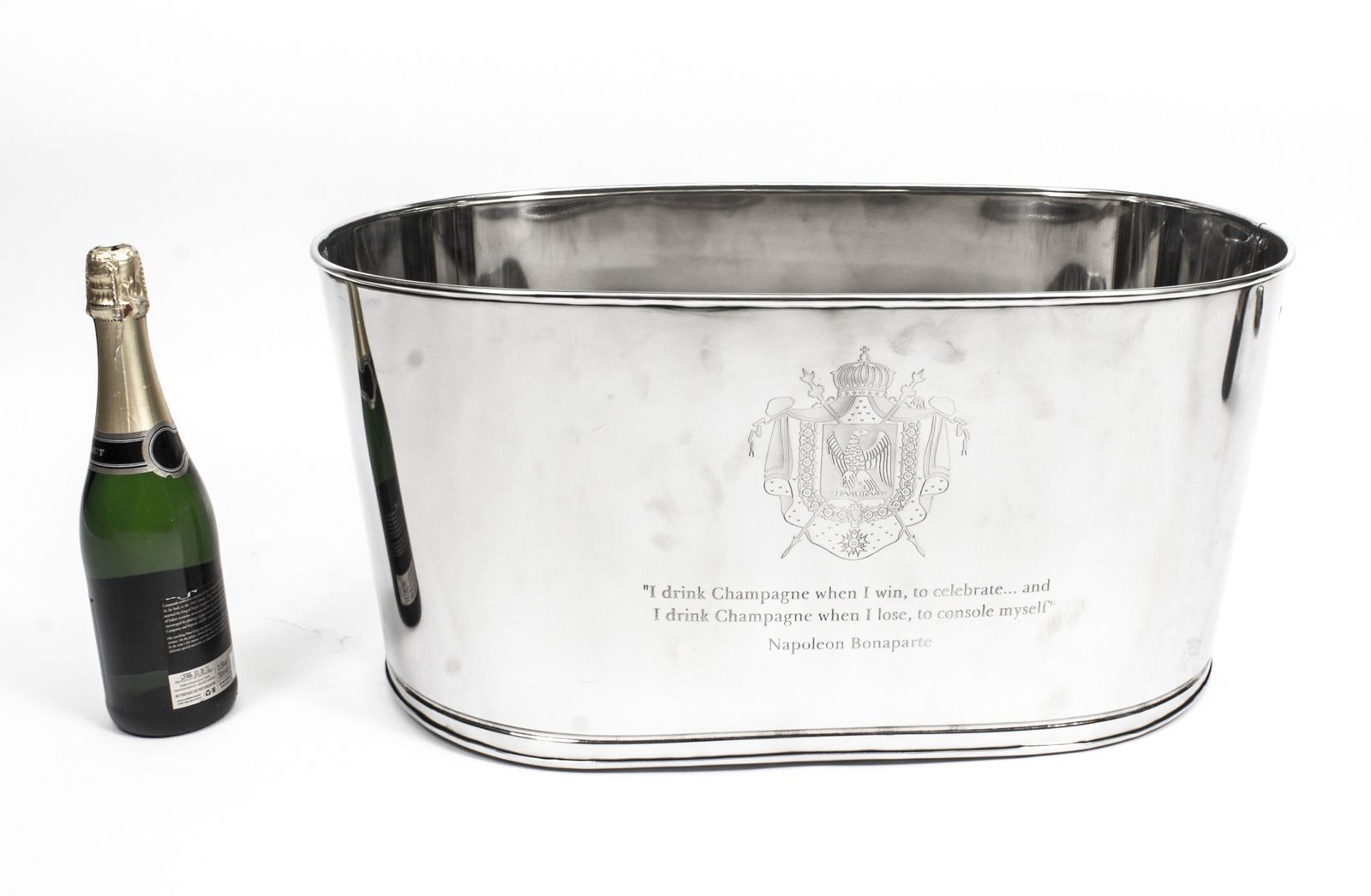 Vintage Large 8 Bottle Wine Champagne Cooler Ice Bucket 20th Century photo buy