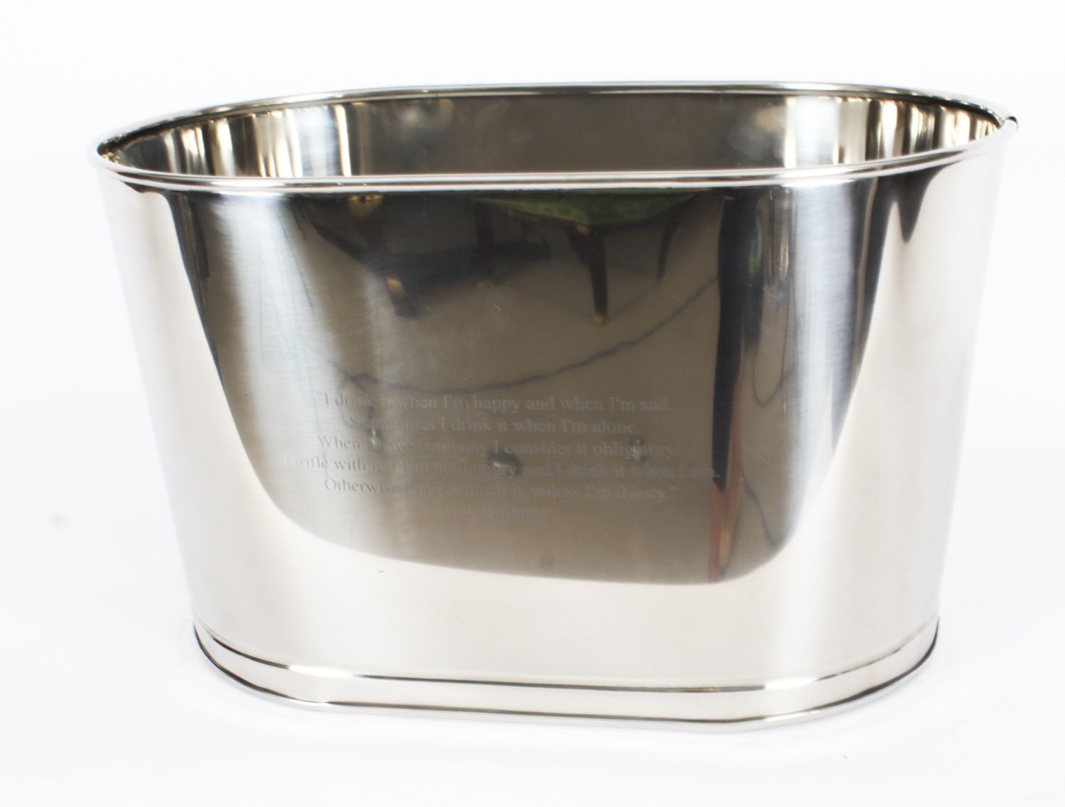 Vintage 5 Bottle Silver Plated Wine Cooler Ice Bucket 20th C photo buy