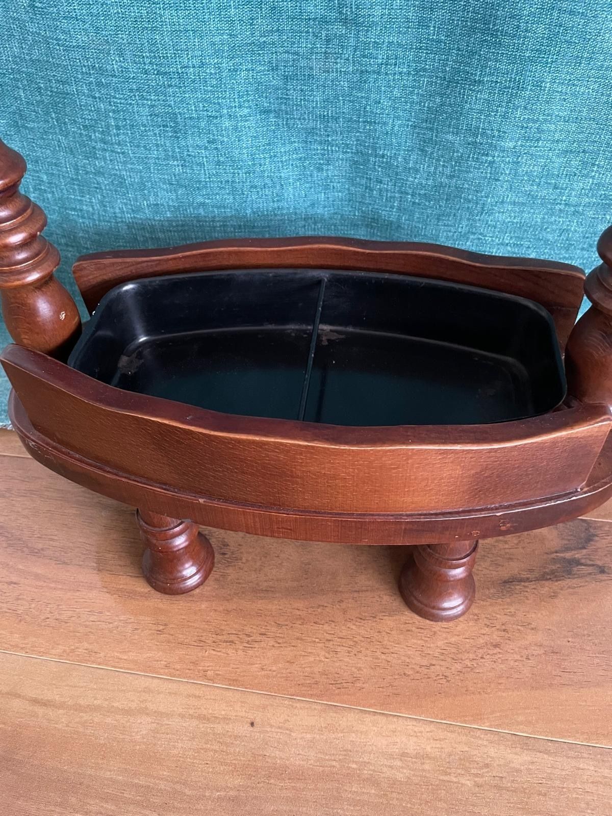 photo furniture French Vintage Wood Umbrella Stand