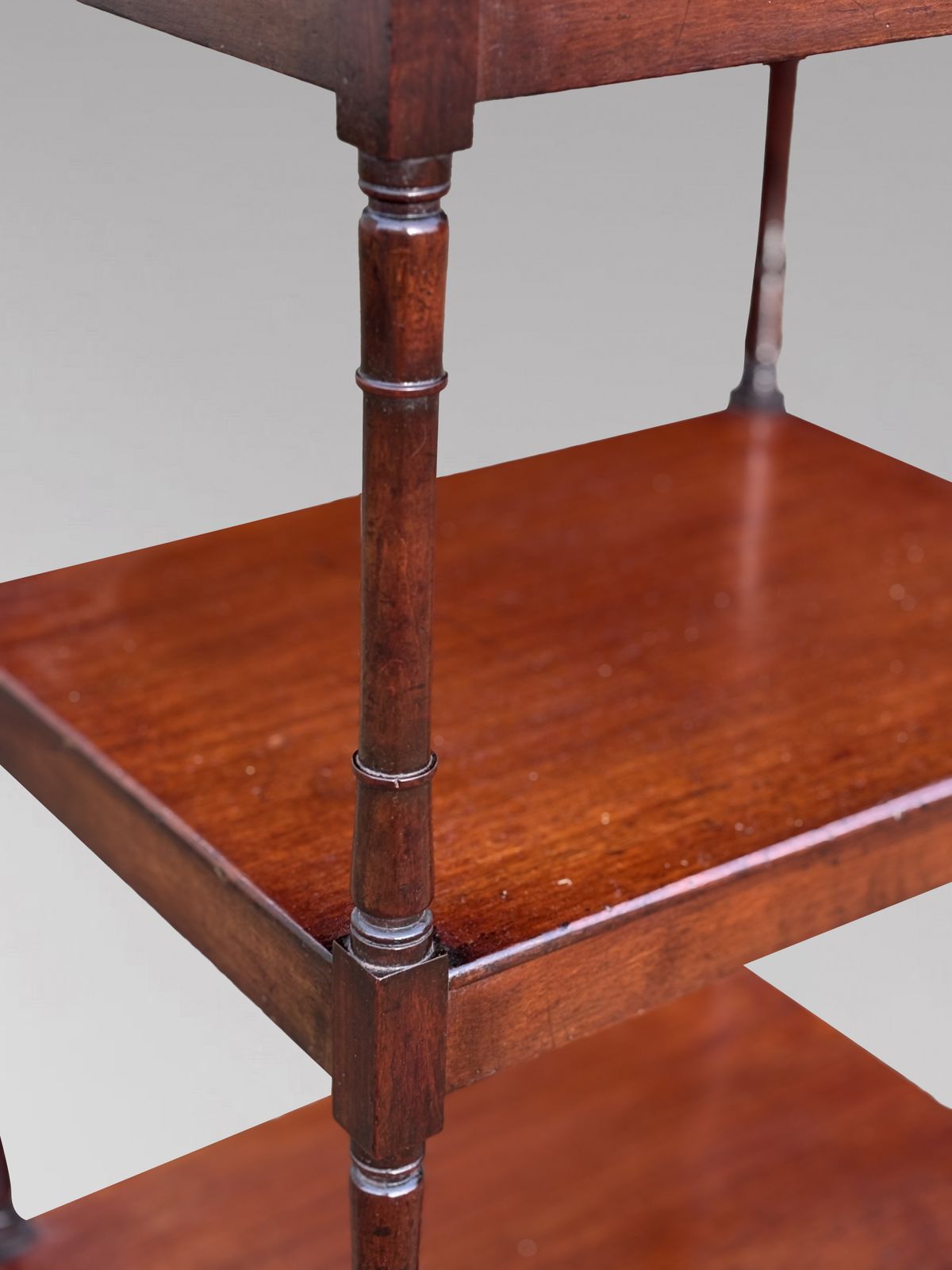 photo for sale Early 19th Century George IV Period Mahogany 4 Tier Whatnot Music Stand