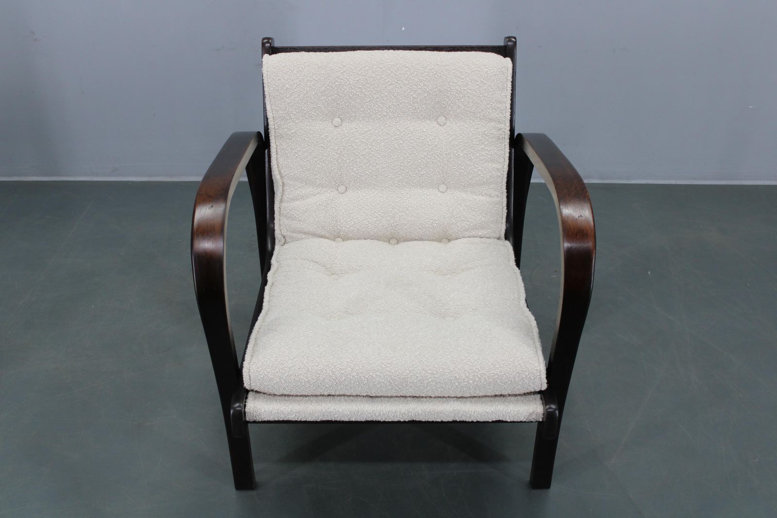 photo vintage Pair Of Mid Century Lounge Chairs By Kropáček & Koželka, 1960s