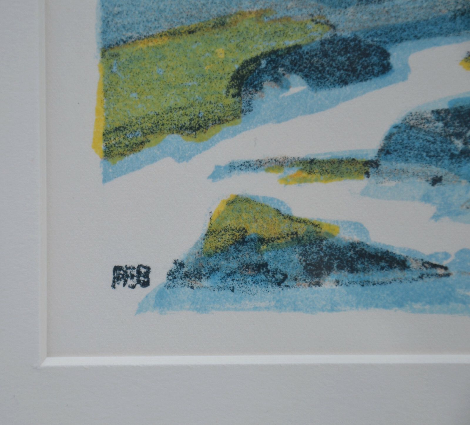 Small  Lithography On Paper  Winter Seascape, Signed , Nr 45/300 photo 86.0