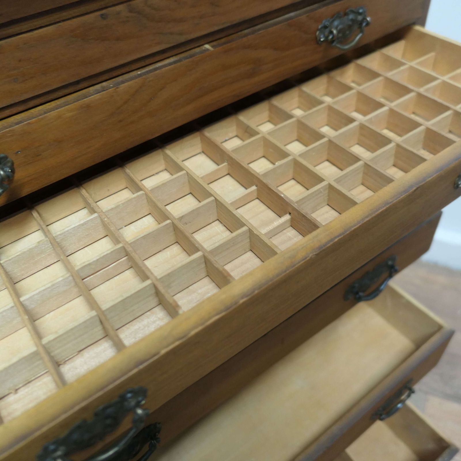 Arts And Crafts Pine Collectors Cabinet Filing Drawers photo 1500.0