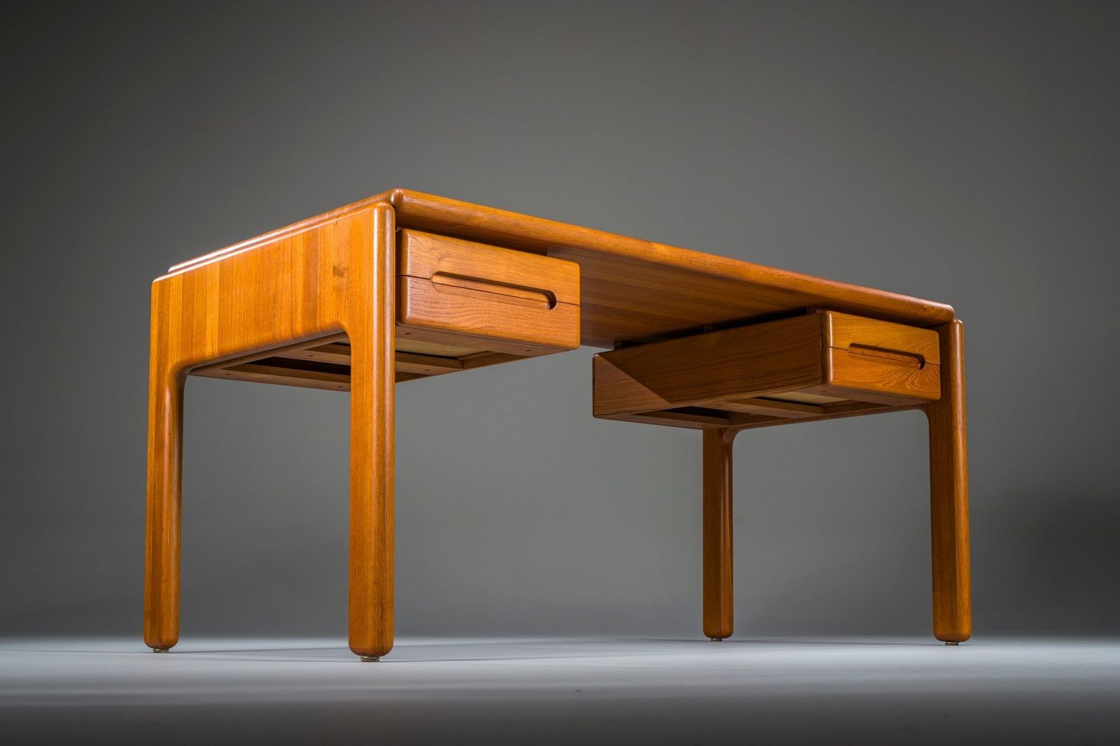Vintage Danish Cabinetmaker Desk In Teak, 1950s photo 3317.0