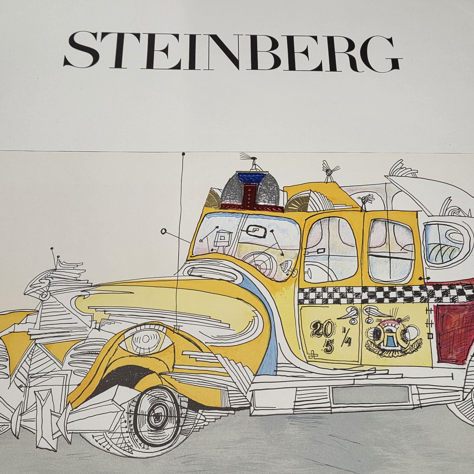 Saul Steinberg - Affiche lithographique, Galerie Maeght Paris, 1977 photo for sale