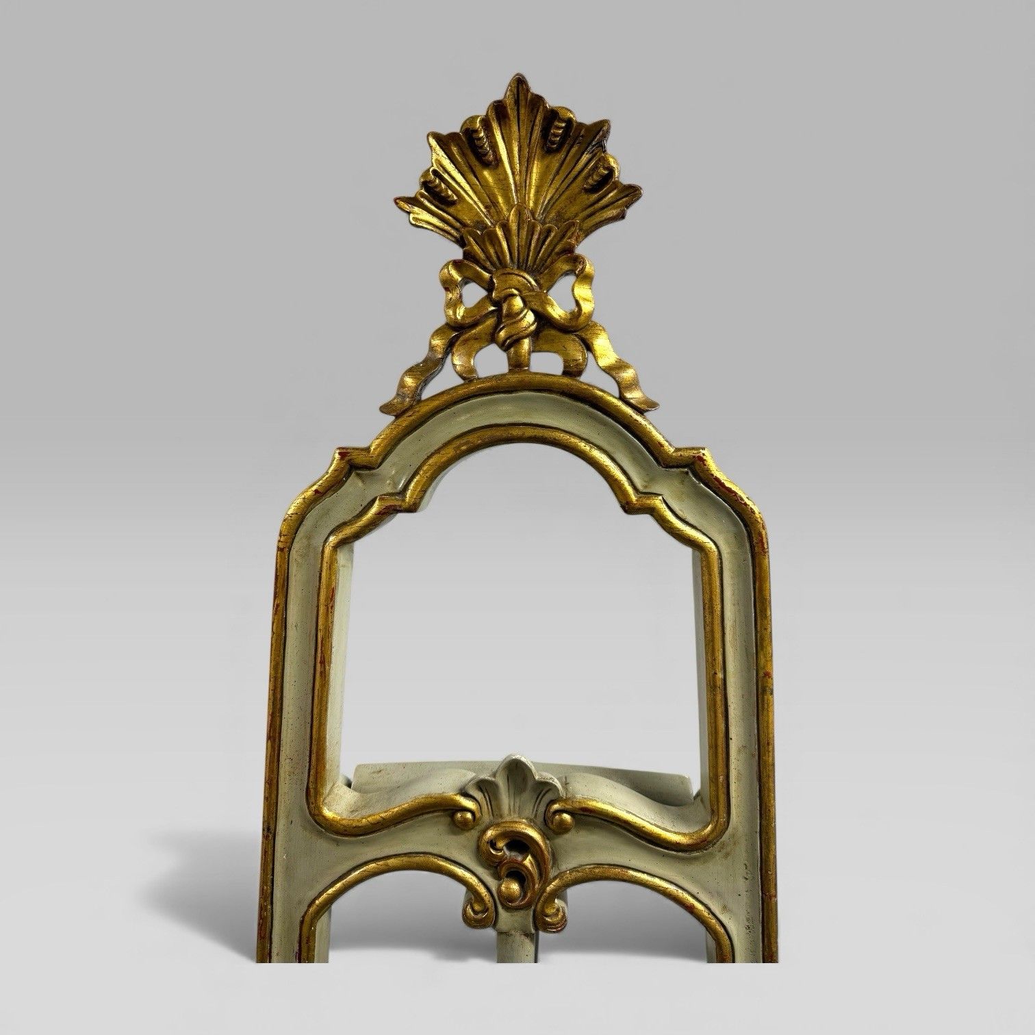 Antique Victorian Painted And Gilt Louis XV Style Artist’s Easel, Film Prop photo vinterior