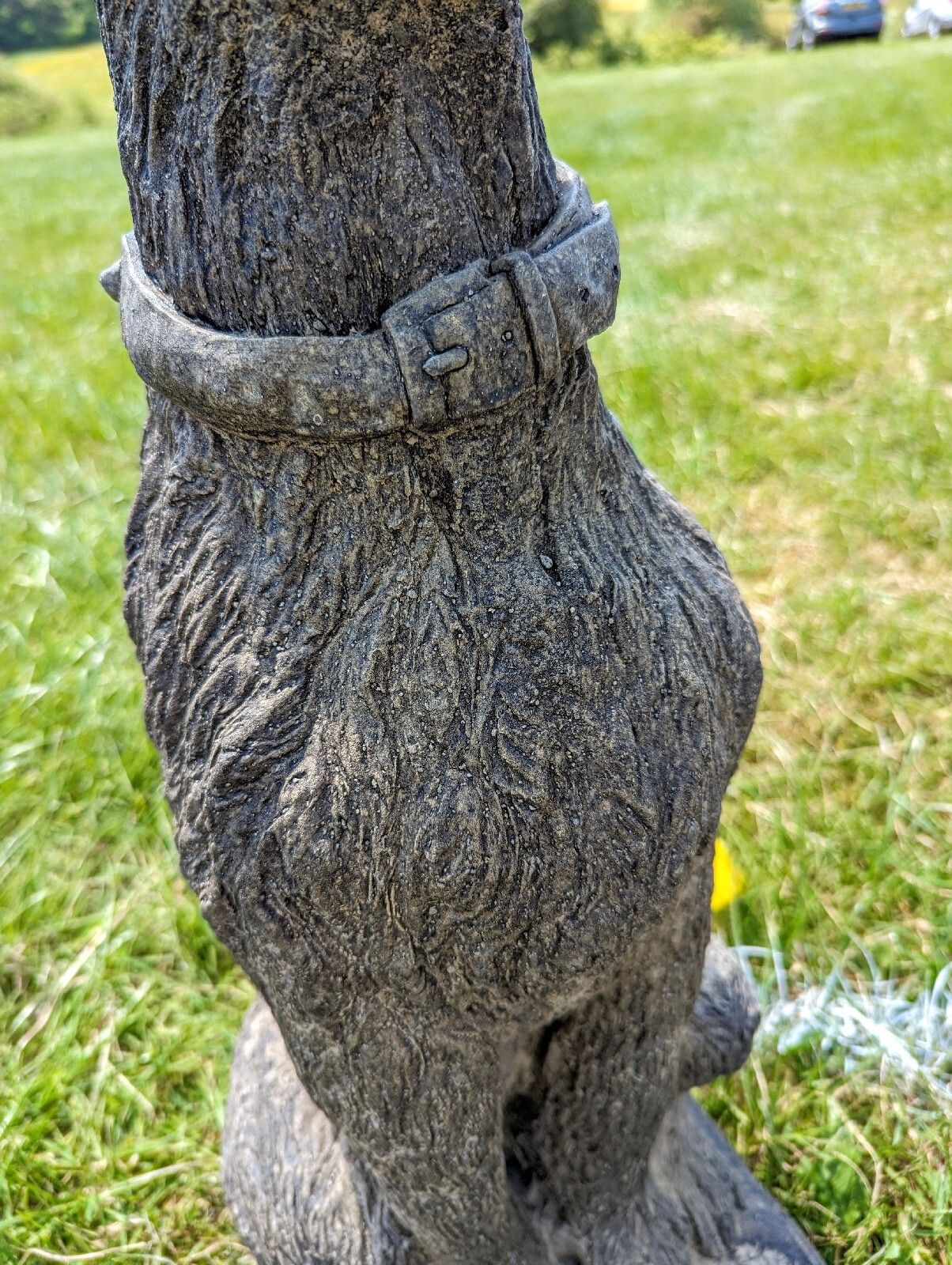 19th Centuary Style Vintage Stone Ornament  Deer Hounds (Delivery Available  0056. photo 339.0