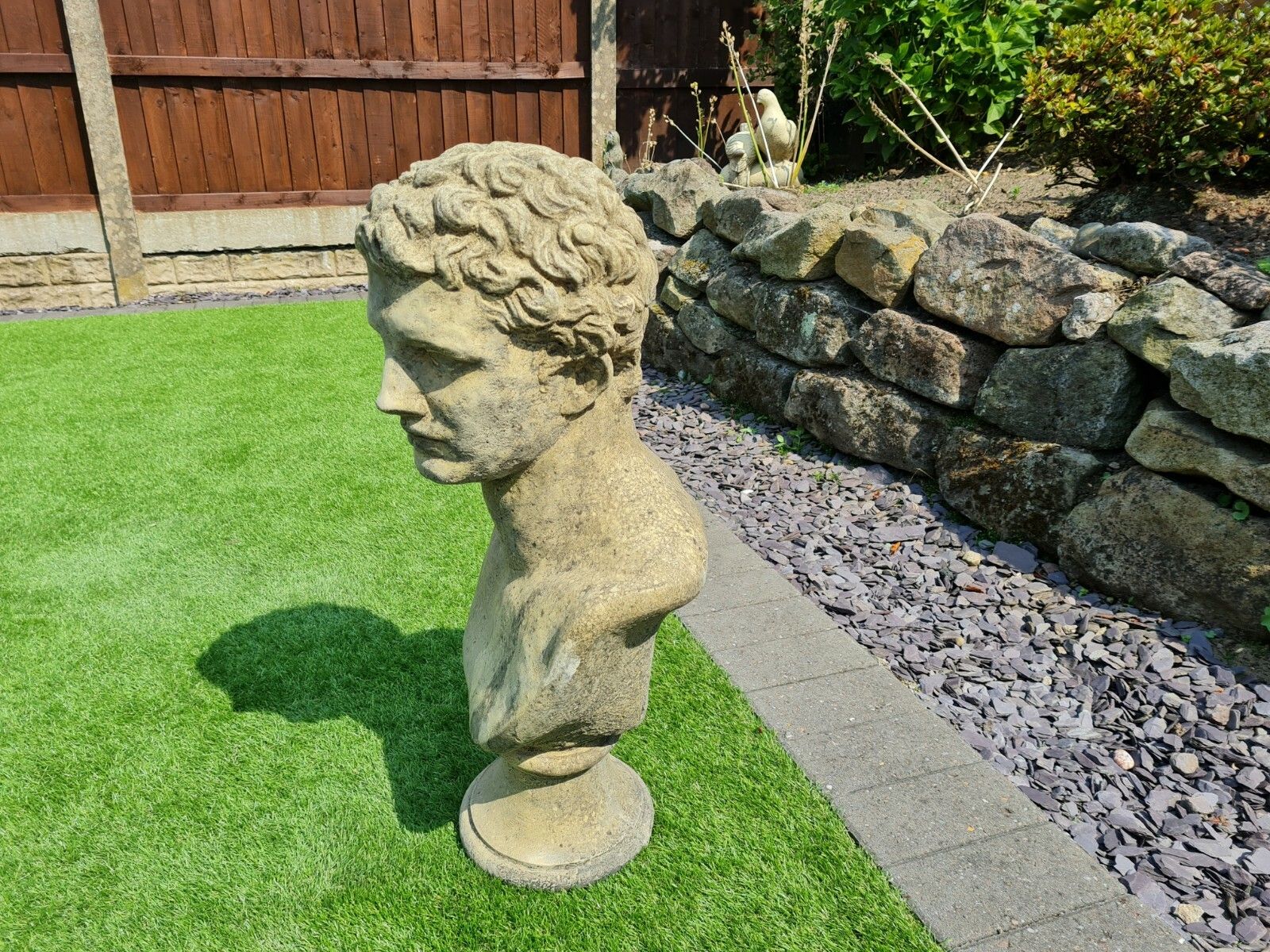 Adonis Garden Statue In English Stone Delivery Available 0215. photo vinterior