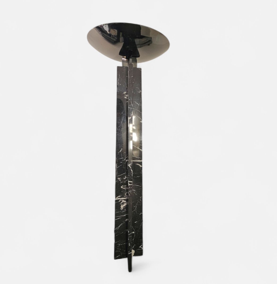 Wagneriana Marble Floor Lamp By Lella And Massimo Vignelli / 1980s