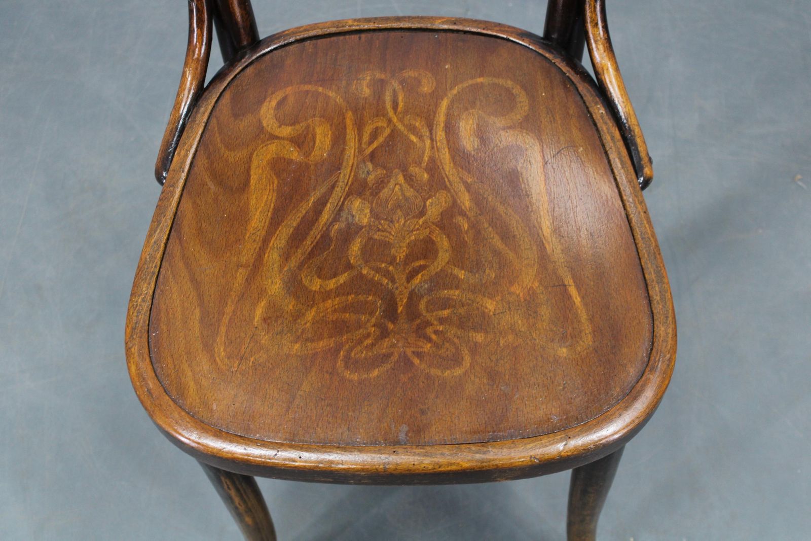 photo for sale Pair Of Thonet Art Nouveau Bentwood Chairs, Czechoslovakia, 1920s
