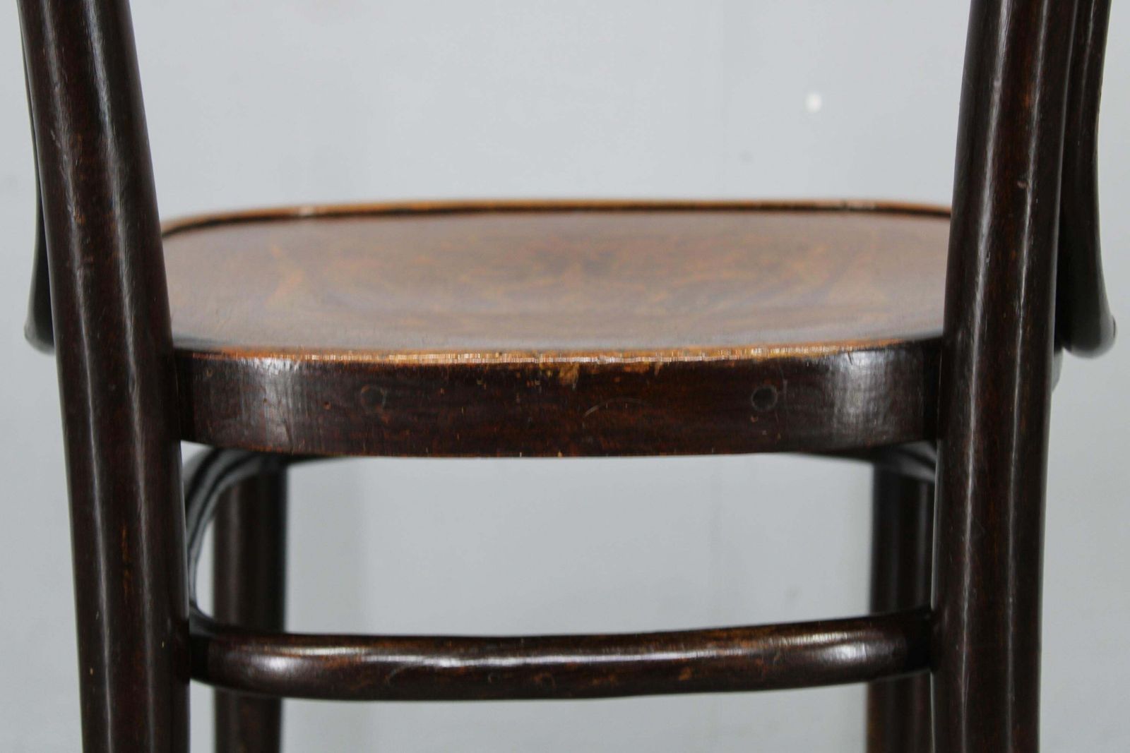 photo vintage Pair Of Thonet Art Nouveau Bentwood Chairs, Czechoslovakia, 1920s