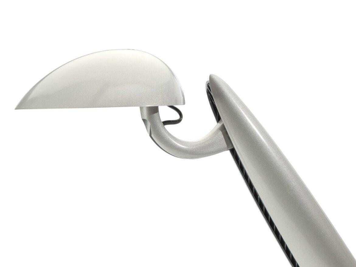 Isao Hasoe Luxo “Heron” Desk Lamp In Silver | Contemporary Scandinavian Design photo Lighting