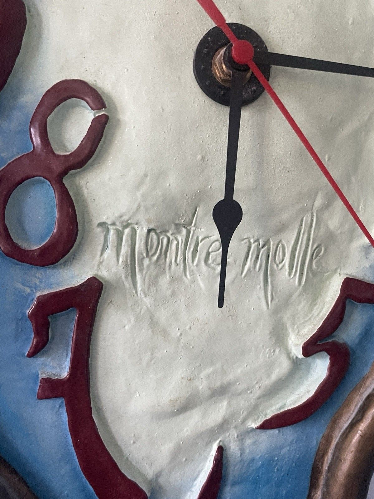 photo furniture Inspired By Works Of Art By Salvador Dali Melting Wall Clock Montre Molle 1990’s