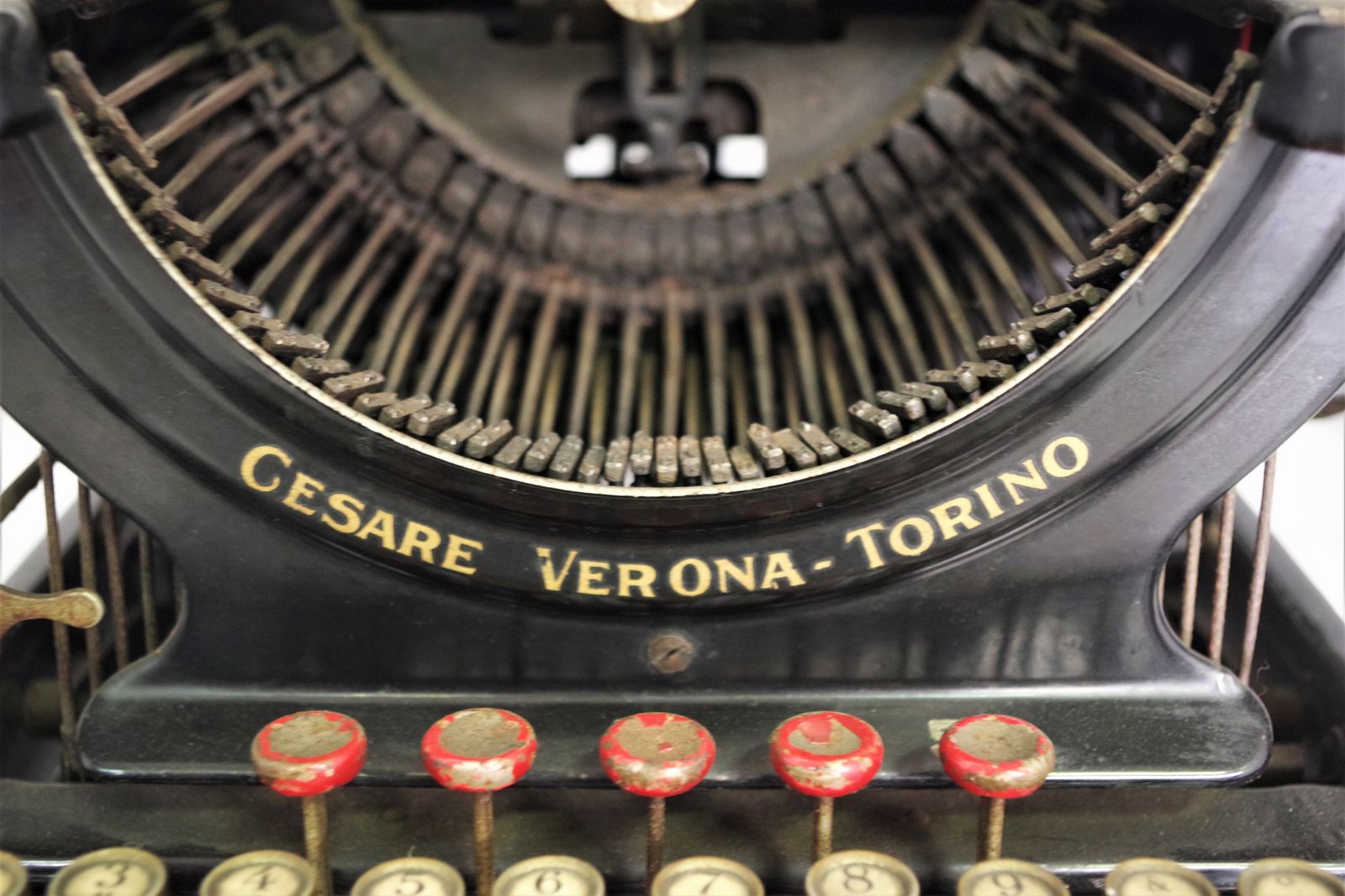 Macchina Da Scrivere In Metallo Remington 1909 photo vinterior