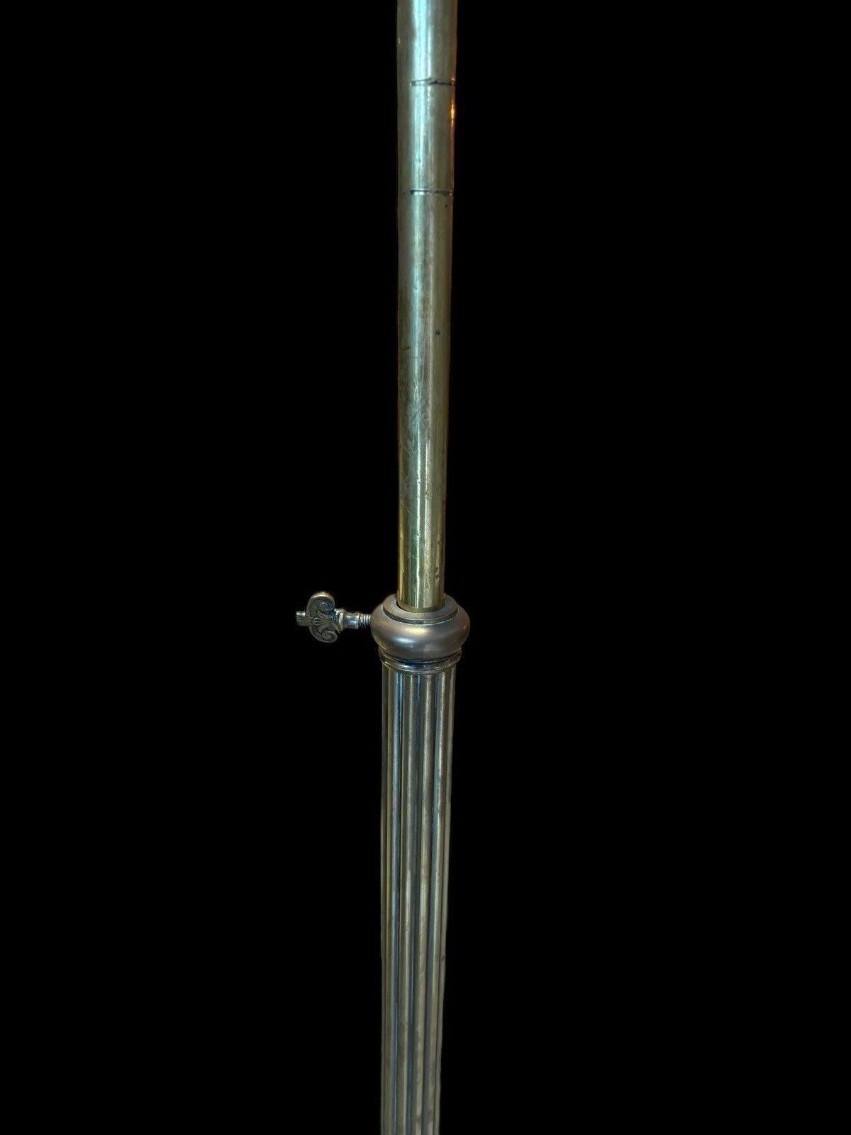 photo for sale Antique 19th Century Regency Brass Candelabra Rare Old 12 Candle Period Light