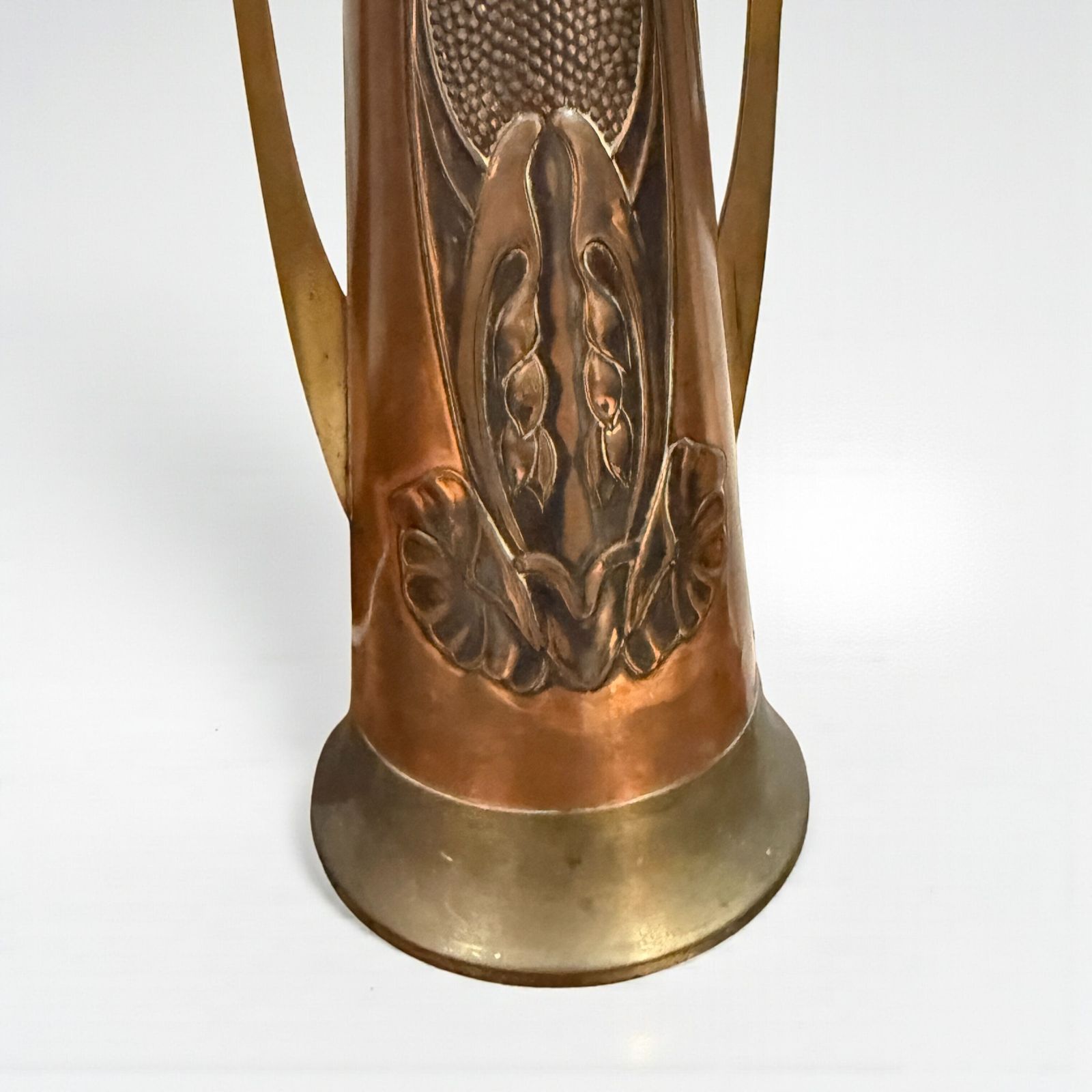 Pair Of Beldray Arts & Crafts Style Vases Circa 1910 photo furniture