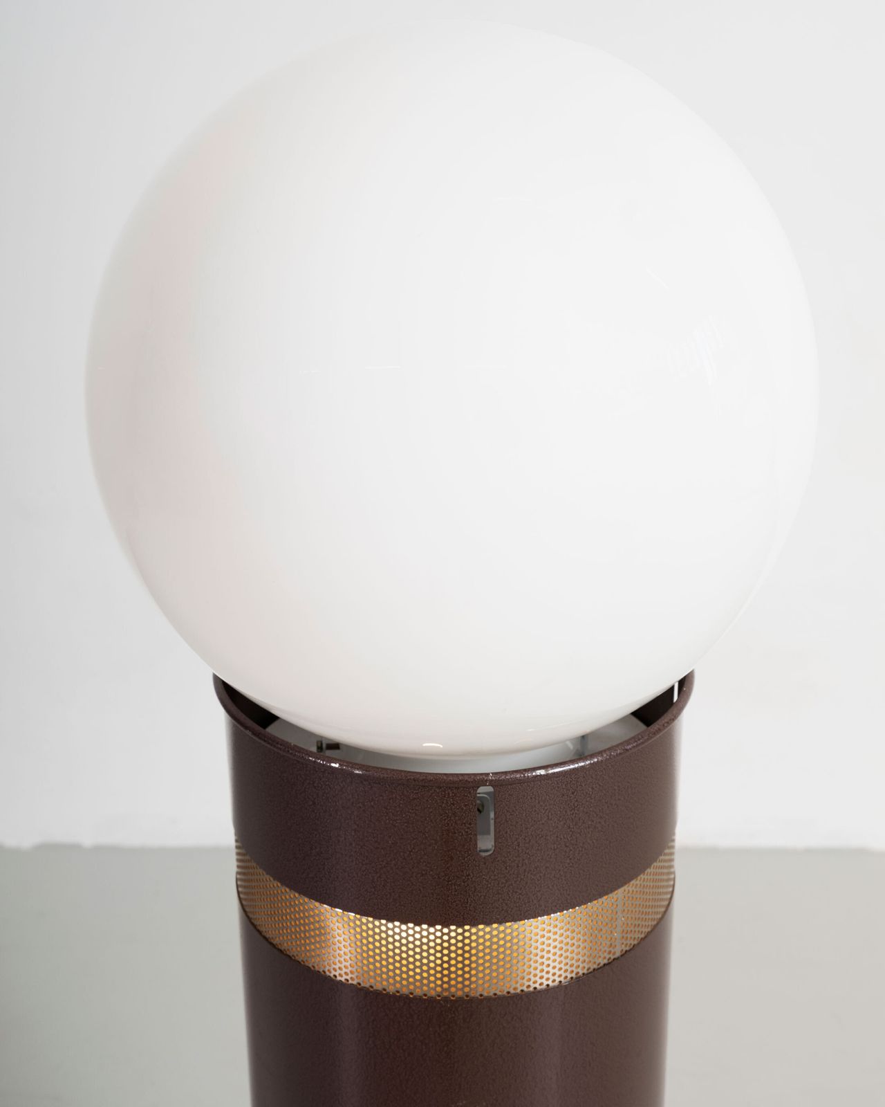 Gae Aulenti Oracolo Floor Lamp In Metal And Blow Glass By Artemide 1970 Italy photo for sale